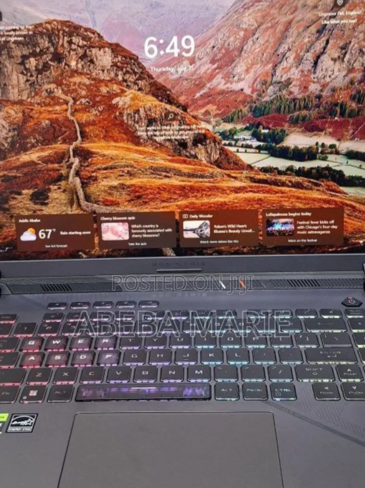 New Laptop Asus ROG Strix G16 G614 32GB Intel Core I9 SSD 1T