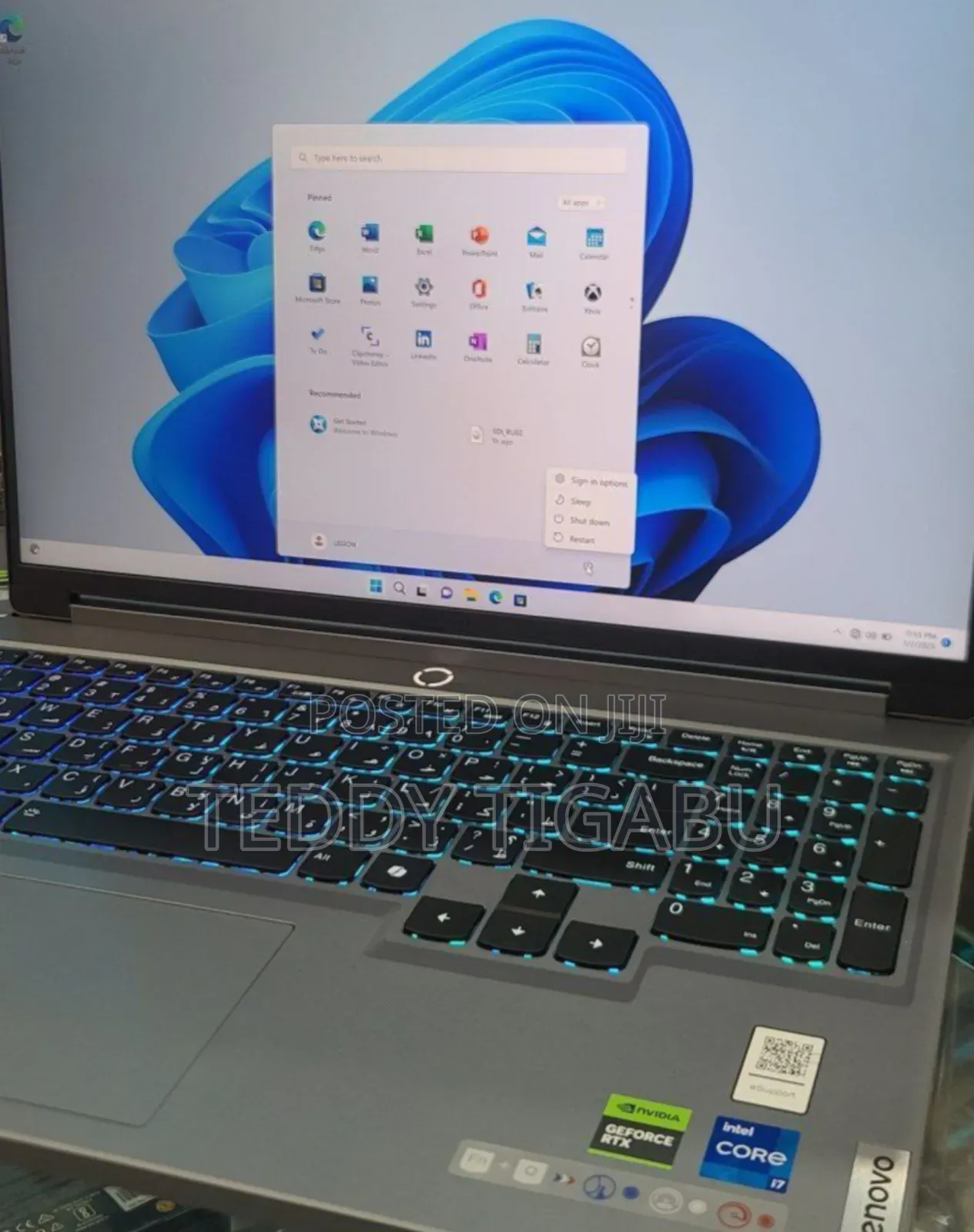 New Laptop Lenovo Legion 5 16GB Intel Core I7 SSD 1T