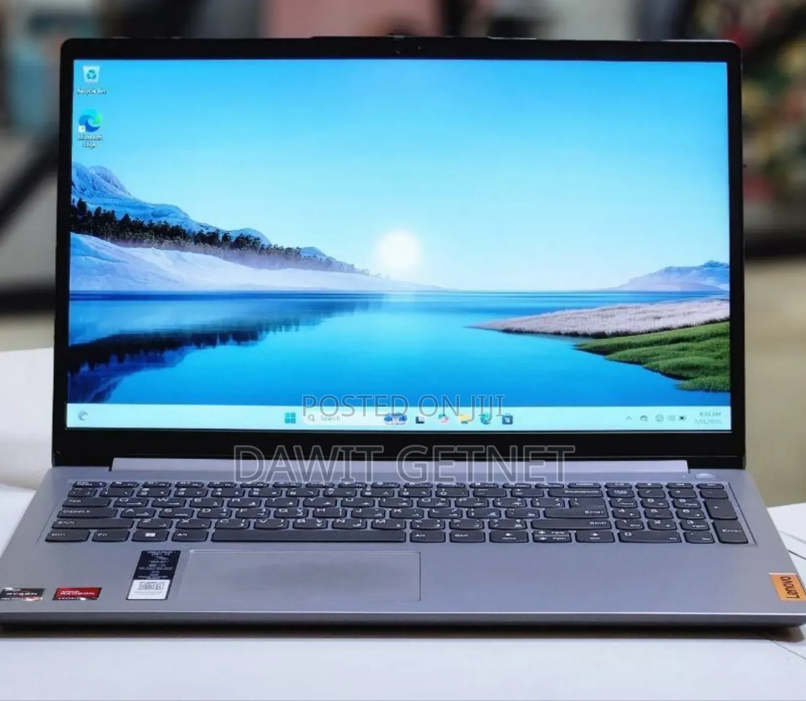 New Laptop Lenovo Ideapad 3 8GB AMD Ryzen 5 SSD 512GB