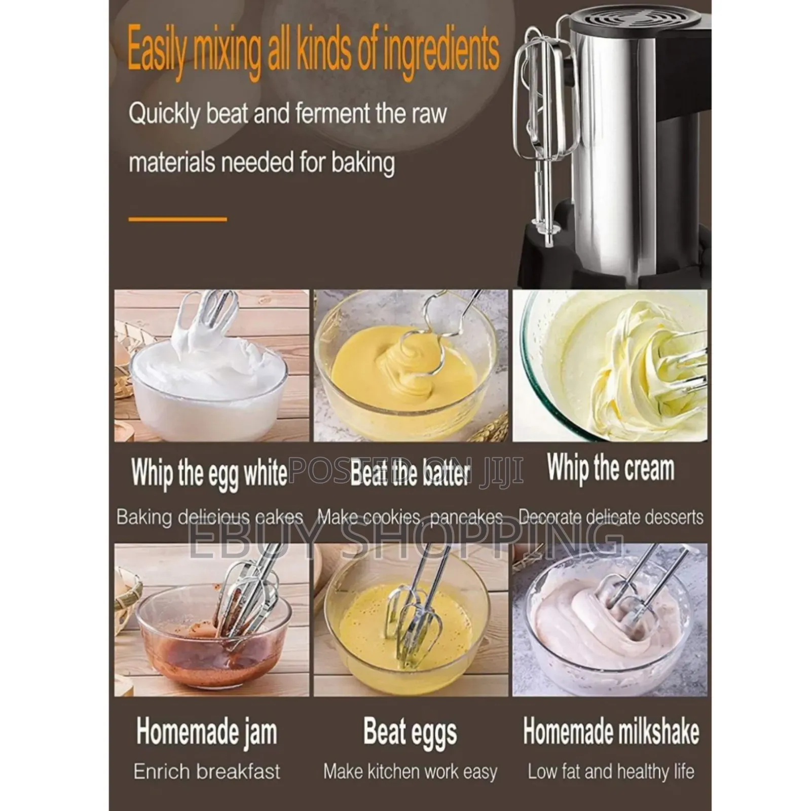 All-in-One Kitchen Helper: Sayona 500w Hand Mixer Blender Combo