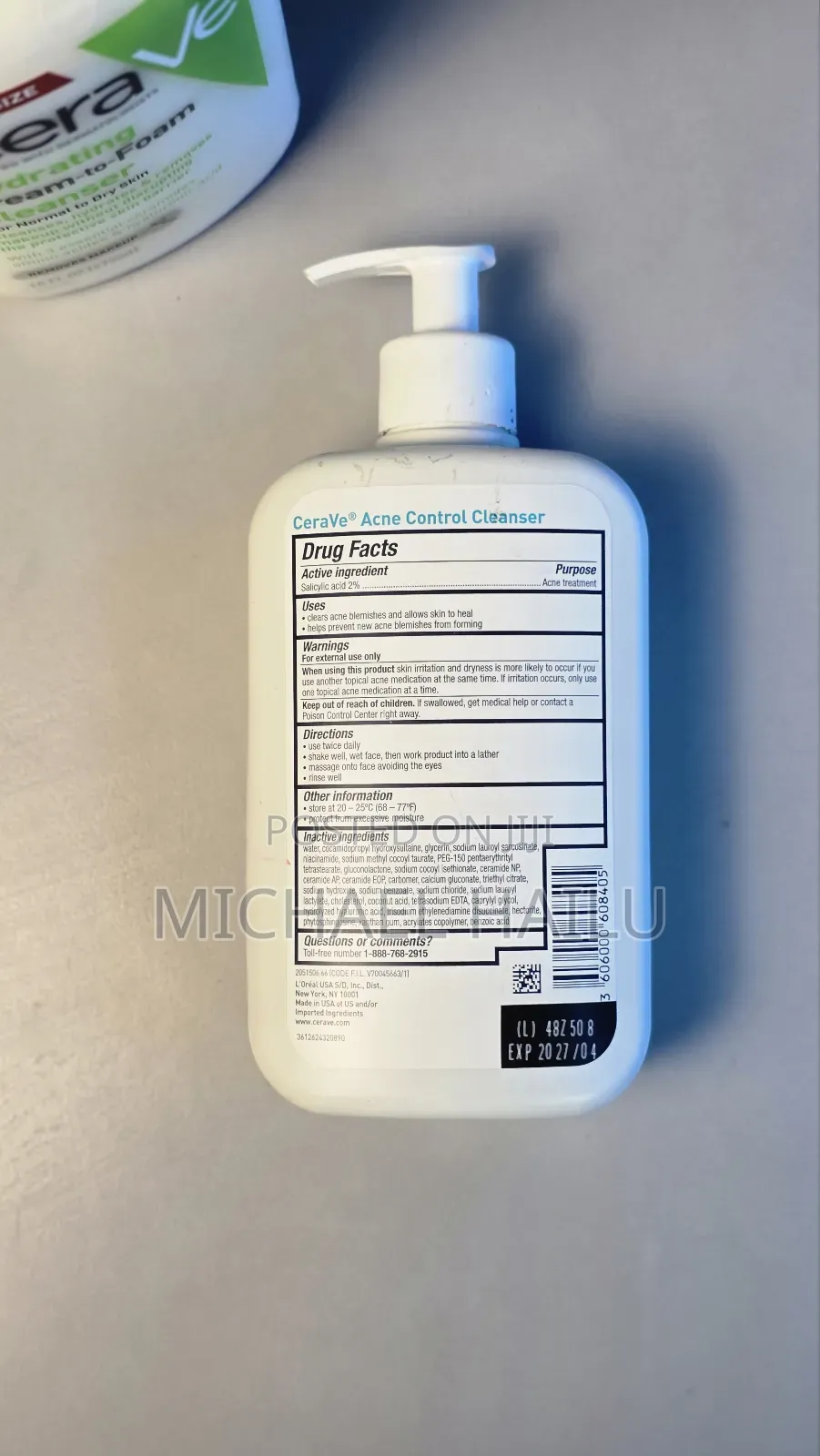 Cerave Acne Control Cleanser – 473ml