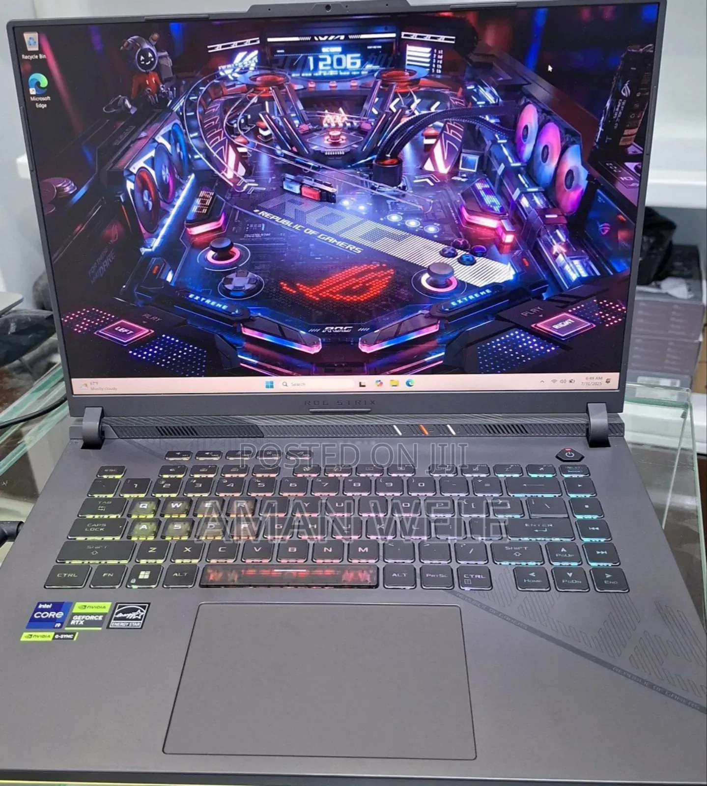 New Laptop Asus ROG Strix G15 32GB Intel Core I9 SSD 1T