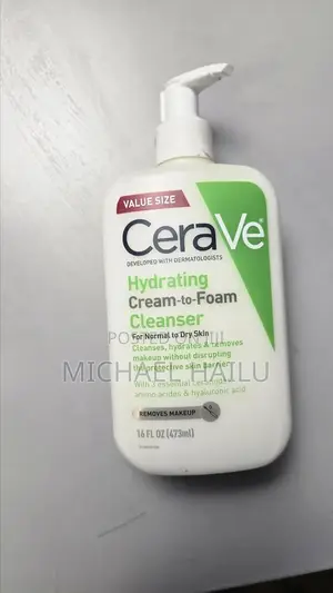 Cerave Hydrating Cream-to-Foam Cleanser – 473ml