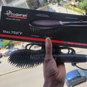 Photo - Pro Gemei Professional Hair Straightner Brush