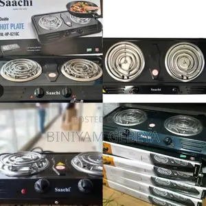 Photo - በጥራቱ የሚታወቀውን የ Saachi Double Stove ፊውዝ የተገጠመለት ድርብ ማቃጠያ ያለው
