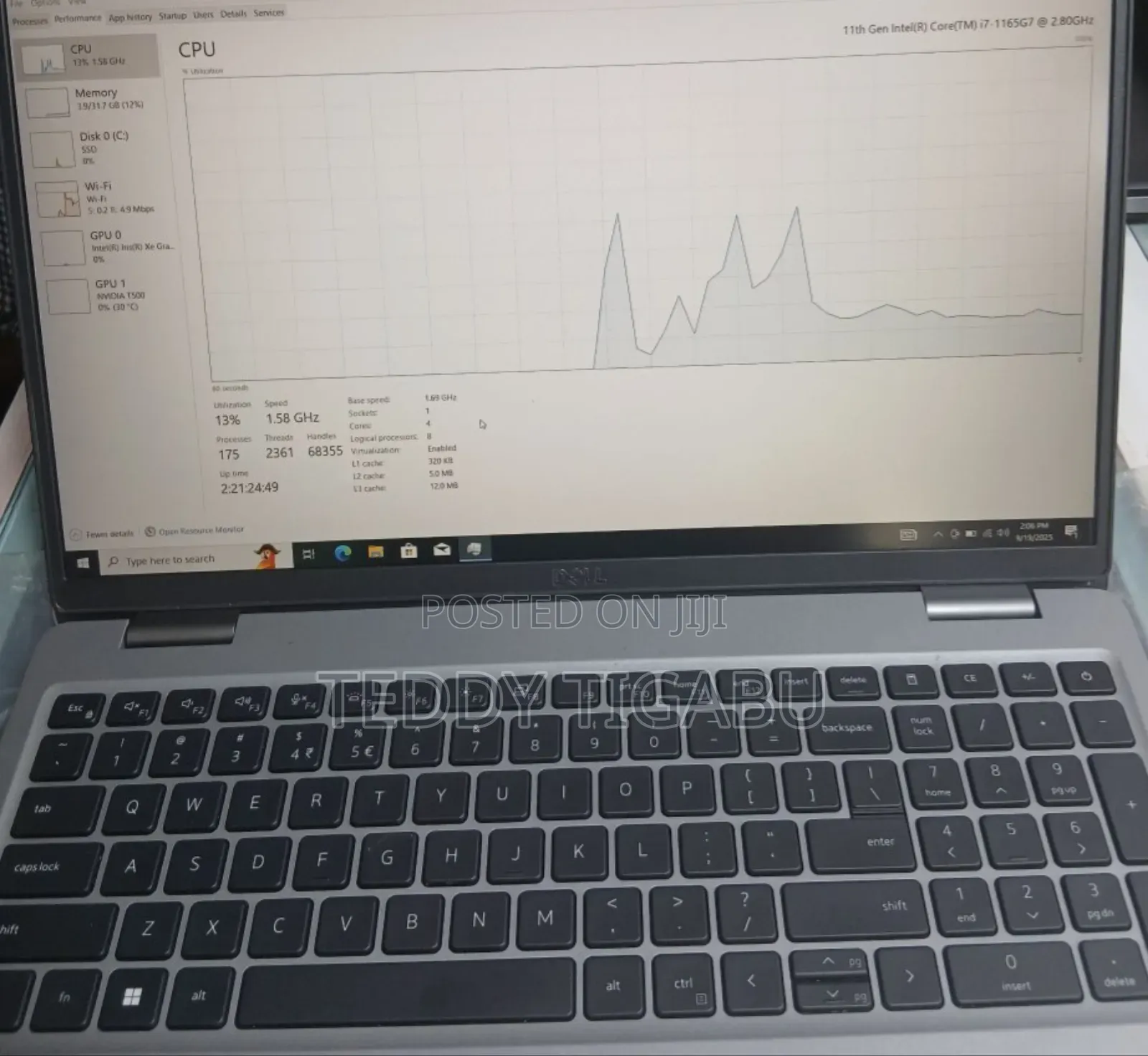 New Laptop Dell Precision 3561 16GB Intel Core I7 SSD 1T