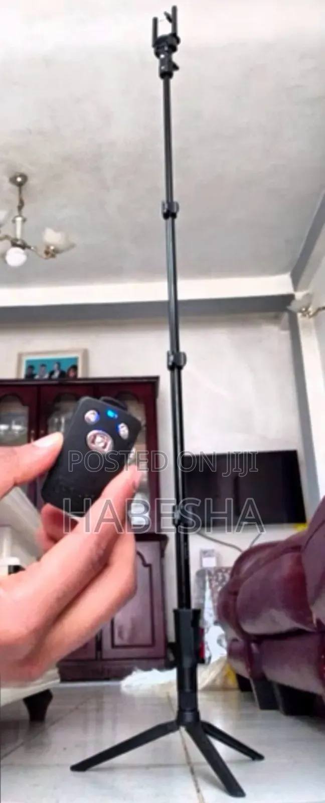 Camera and Phone Stand With Remote Control