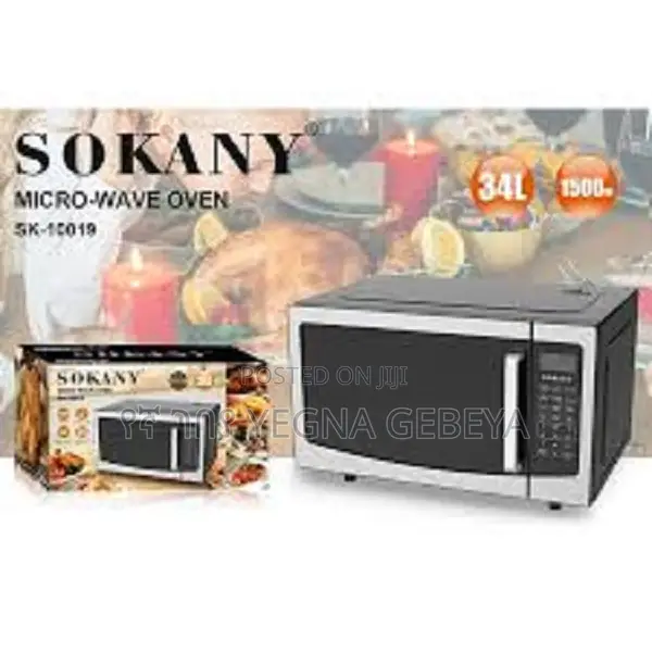 Sokany Microwave Oven – Sk-10019 Original 34l Capacity 1520w Power