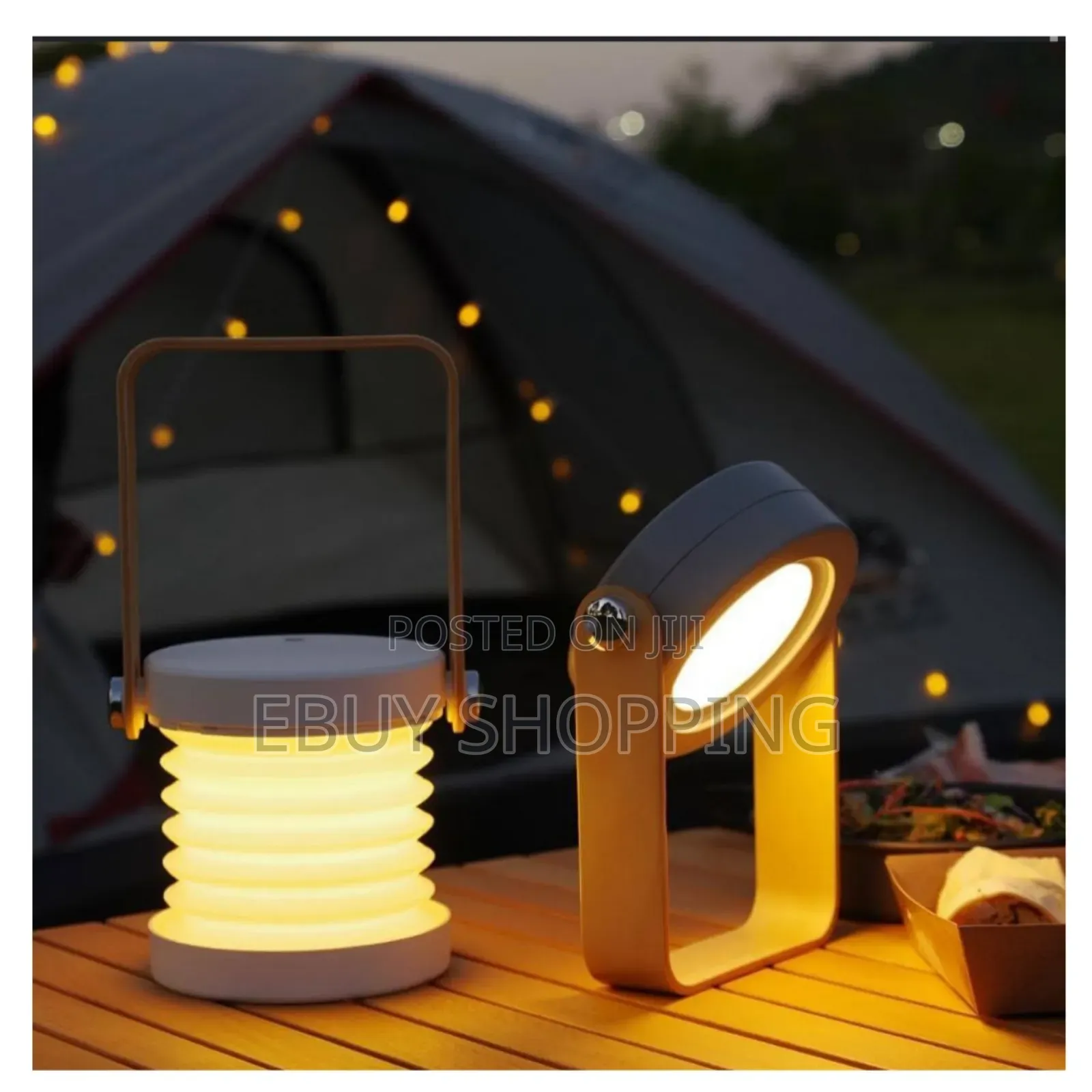 Usb Rechargeable Foldable Lamp, Lightweight Portable Night Light