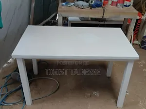 Photo - Office Table Simplest Wood Leg Laminated Top Size 60×120