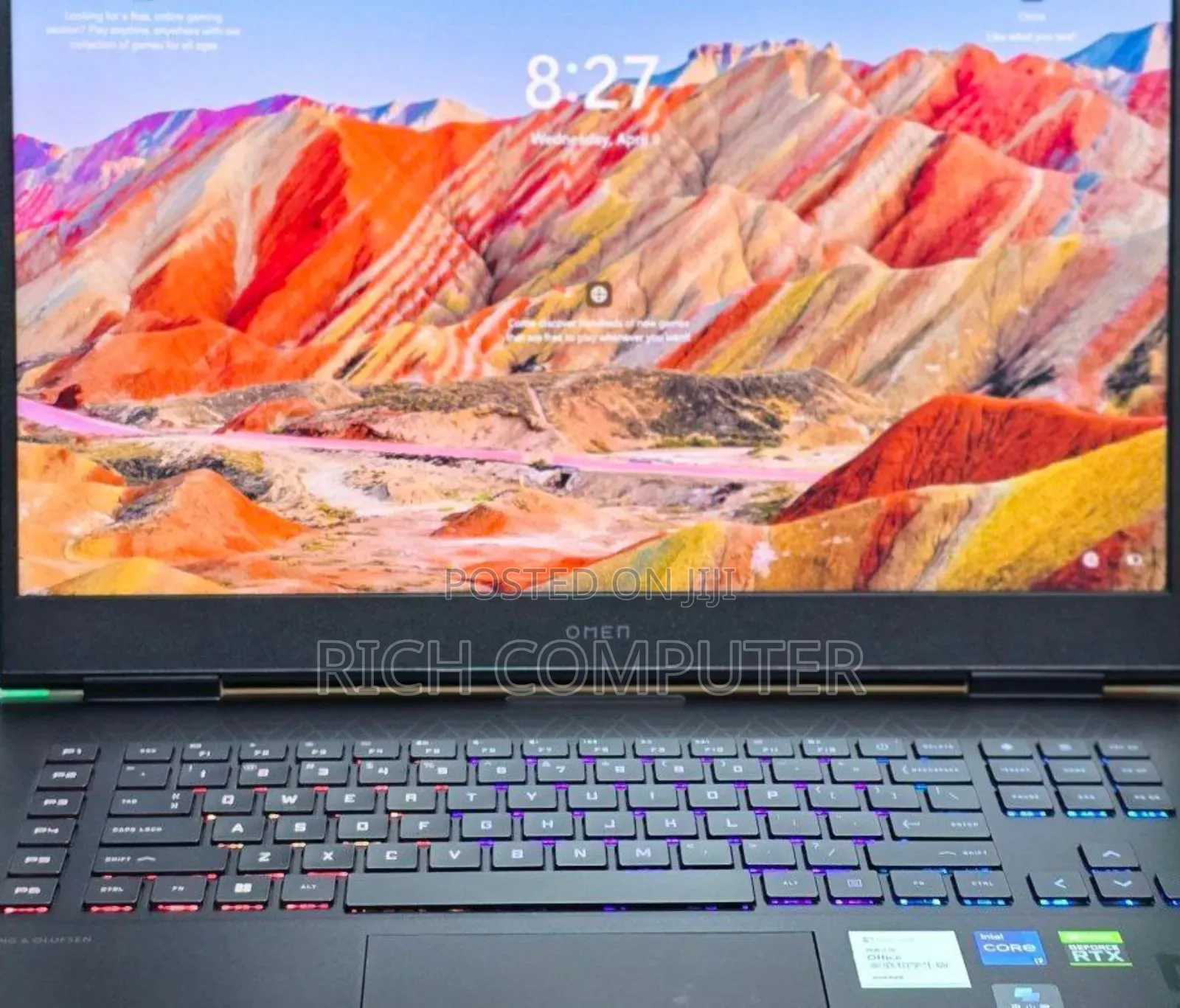 New Laptop HP Omen 17 16GB Intel Core I7 SSD 1T