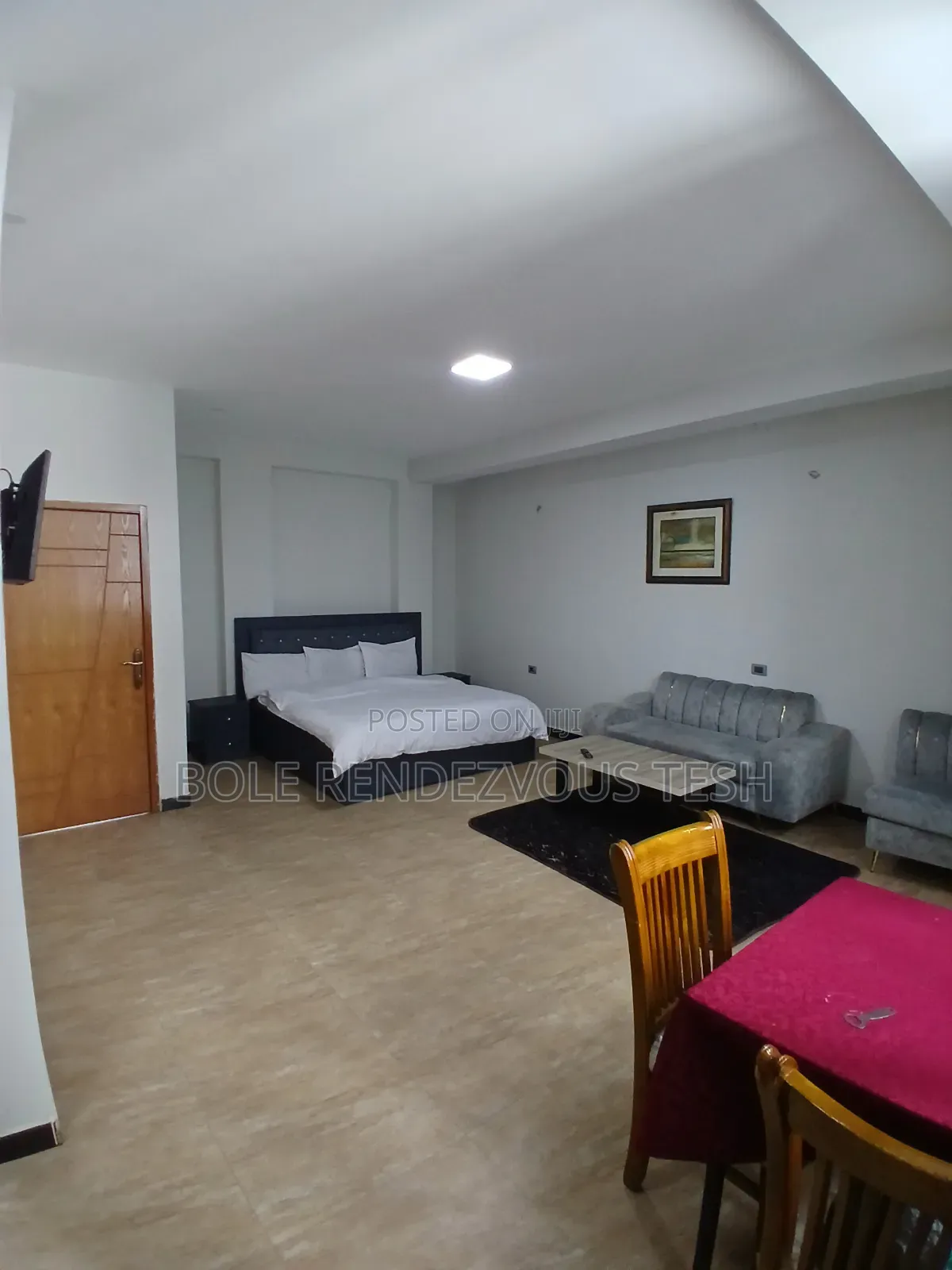 Furnished 1bdrm Apartment in Rendezvous, Bole for rent