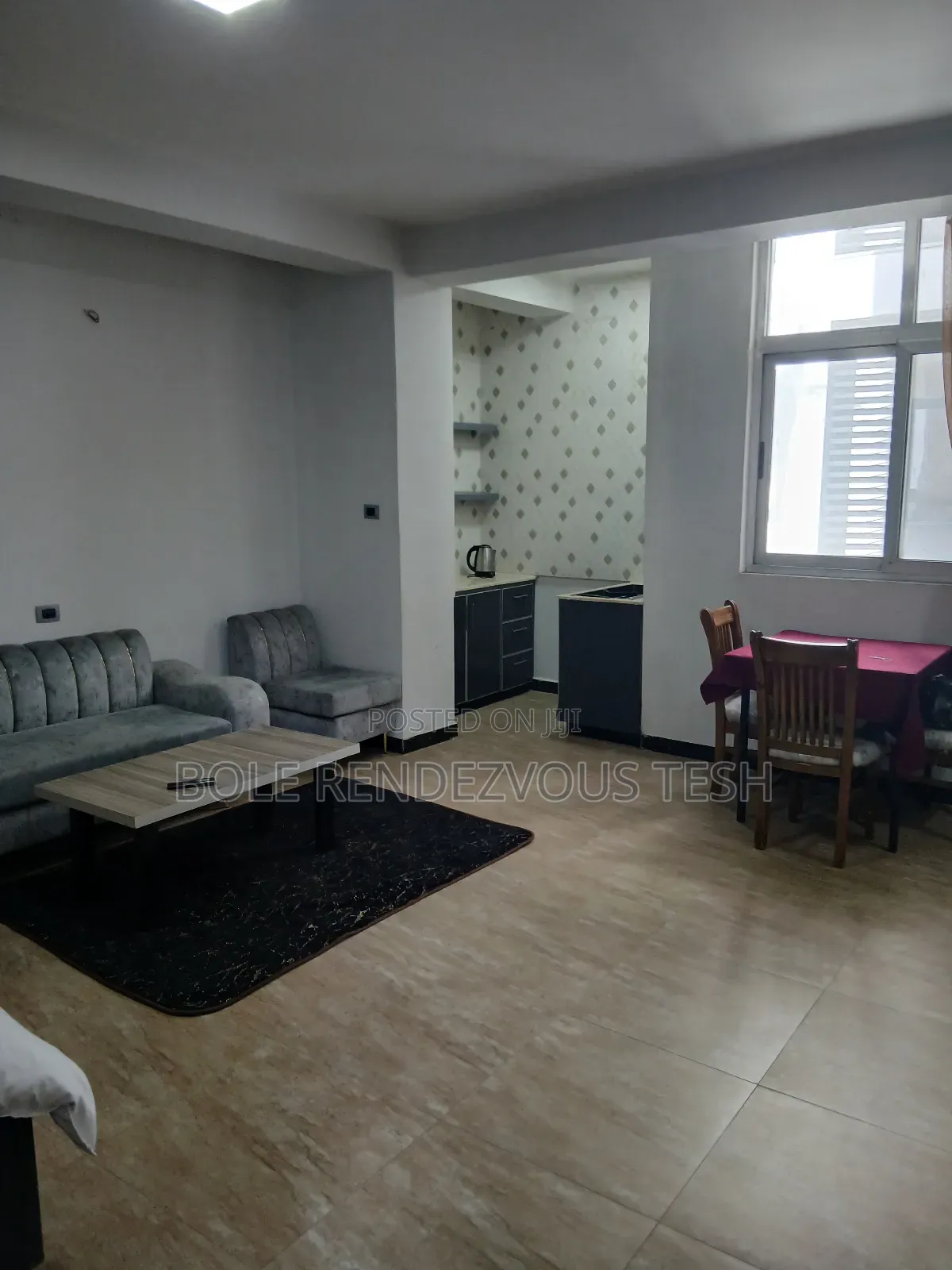 Furnished 1bdrm Apartment in Rendezvous, Bole for rent