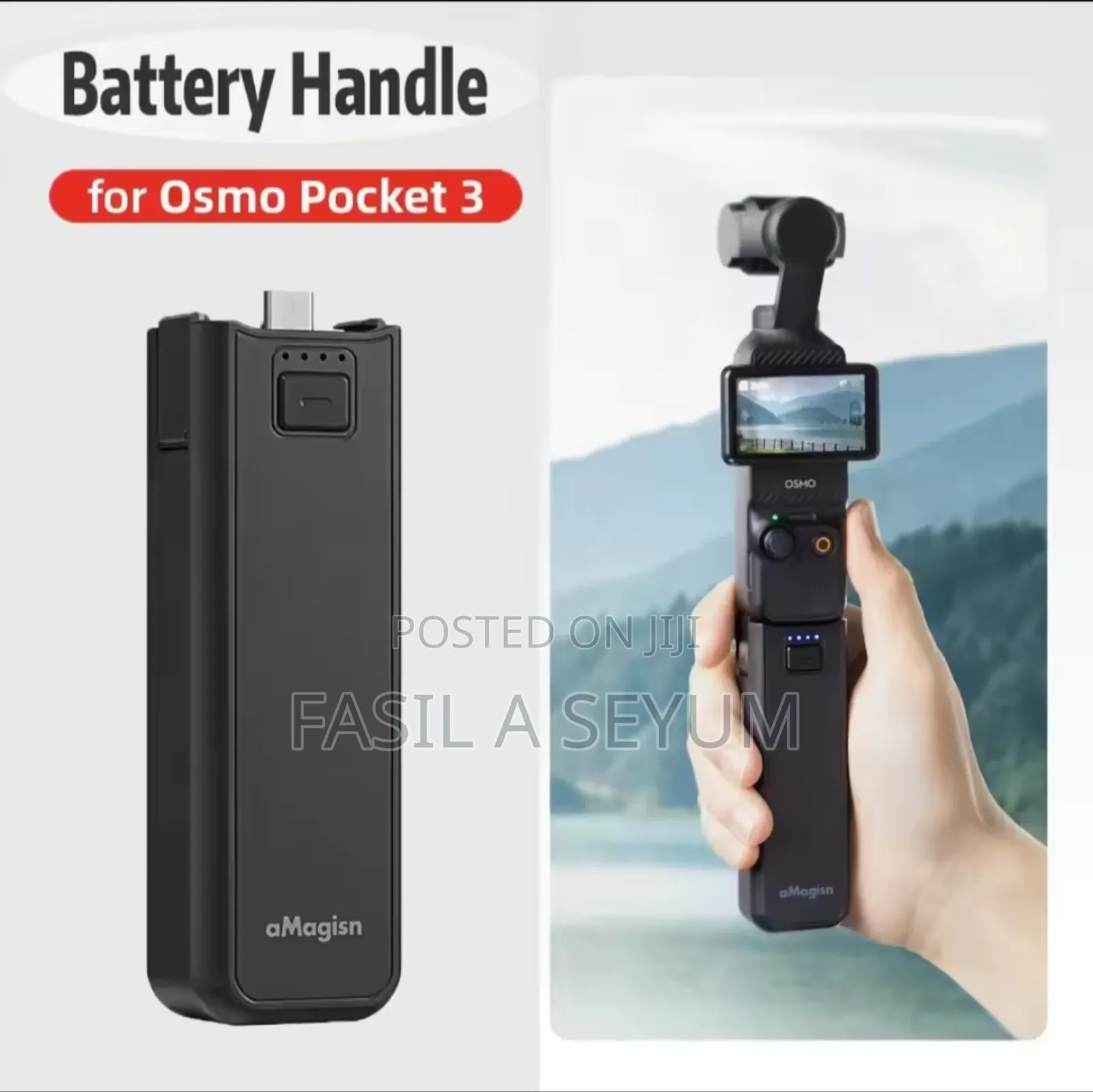 Dji Osmo Pocket 3 Battery Handle