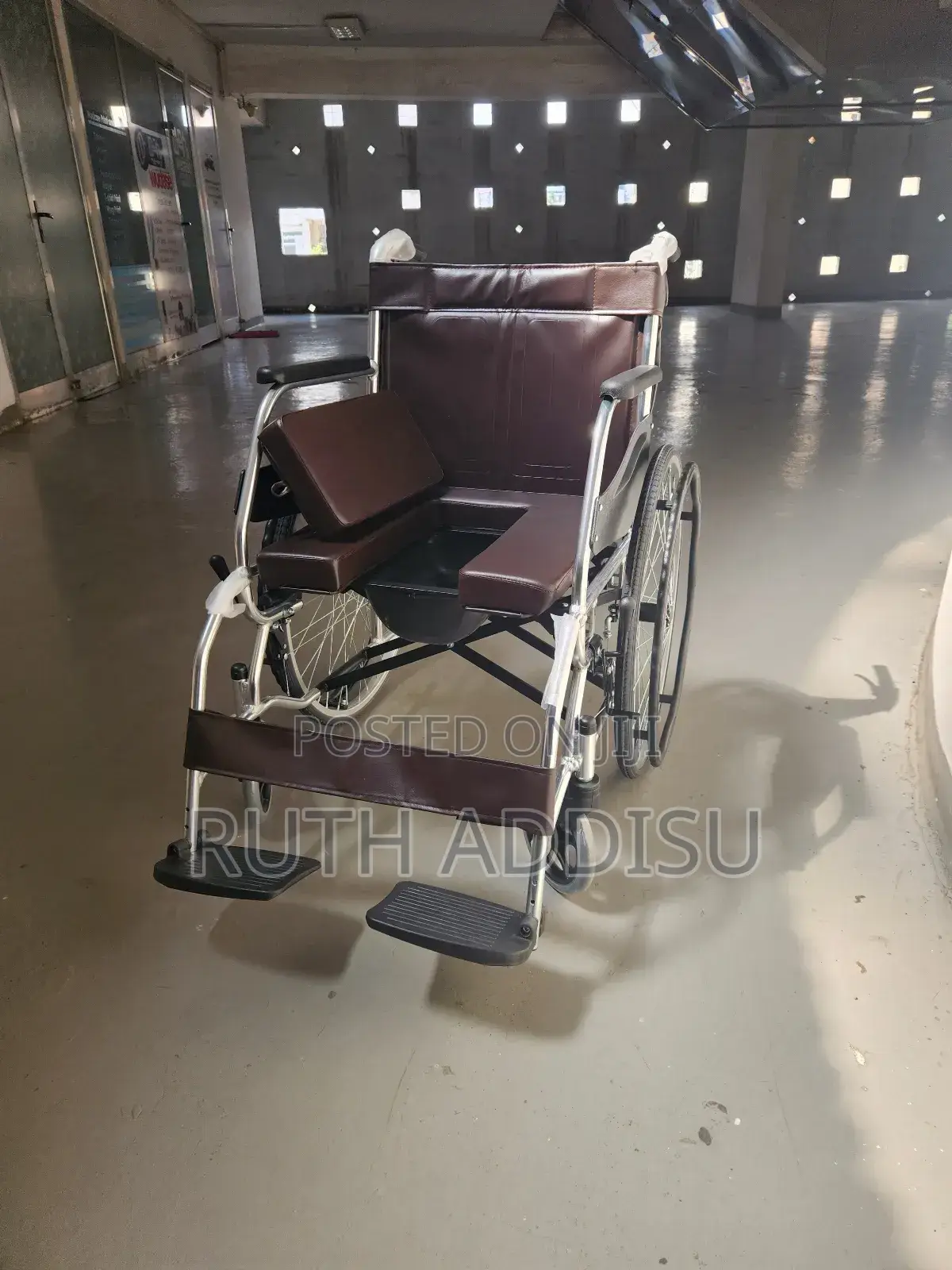 Wheelchair Almunium Soft Seat奢求wheelchair Commode Wilchair Toilet Seat