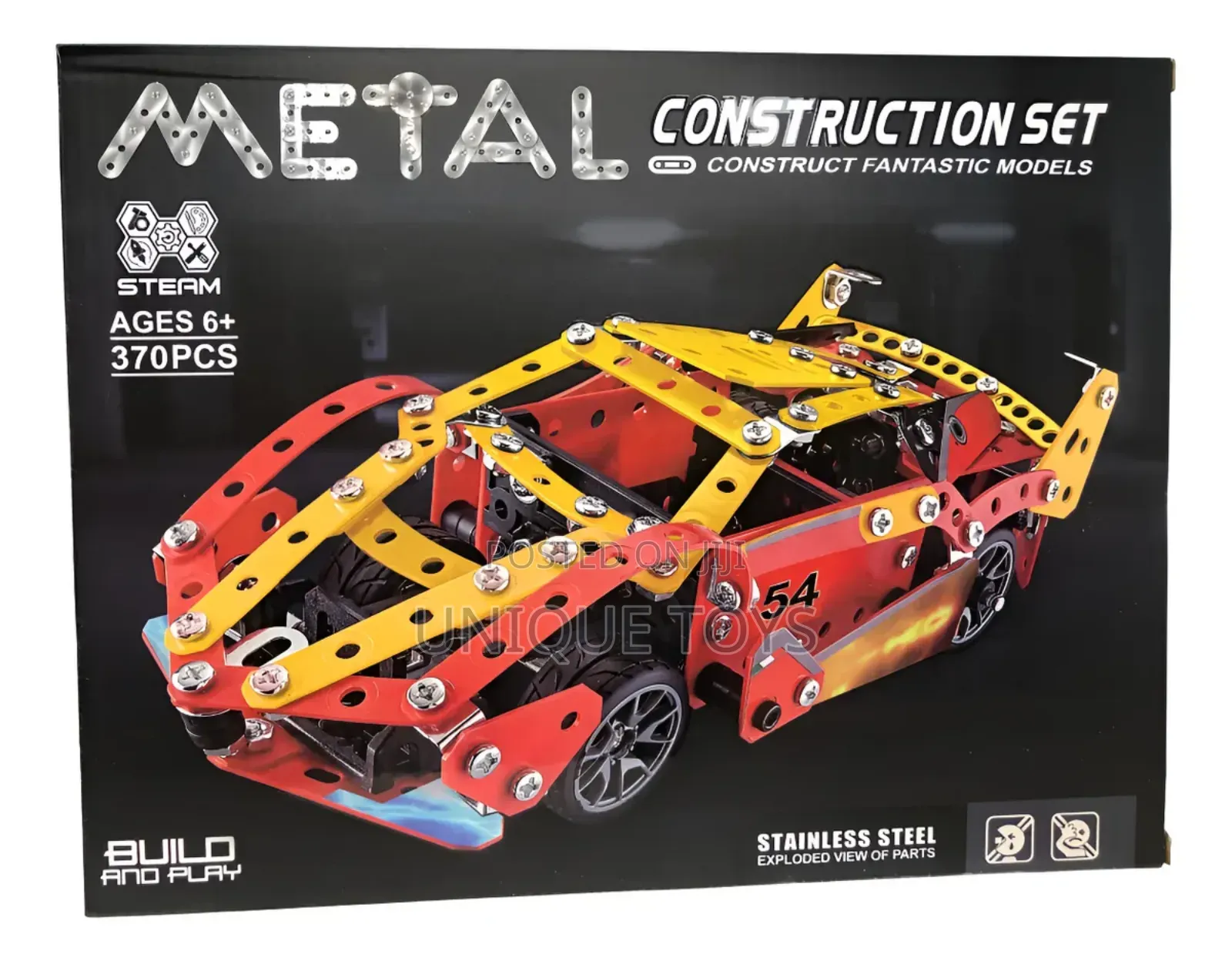 Hot Wheels Sports Car Assembly Kit– 372 PCS