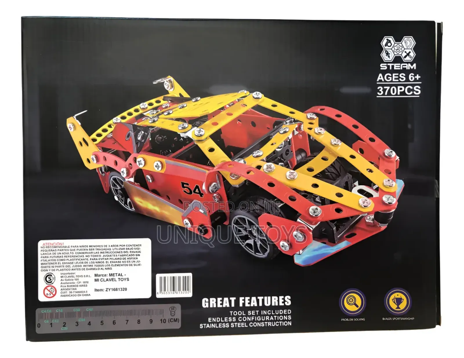 Hot Wheels Sports Car Assembly Kit– 372 PCS