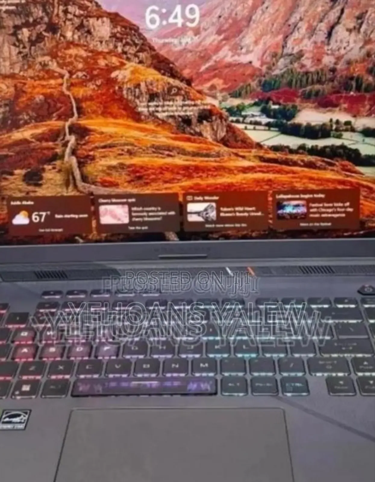 New Laptop Asus ROG Strix G16 G614 16GB Intel Core i9 SSD 1T