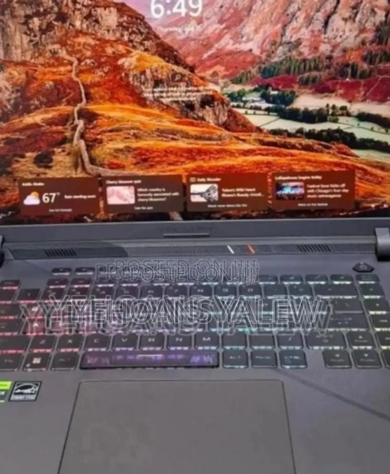 New Laptop Asus ROG Strix G16 G614 16GB Intel Core i9 SSD 1T