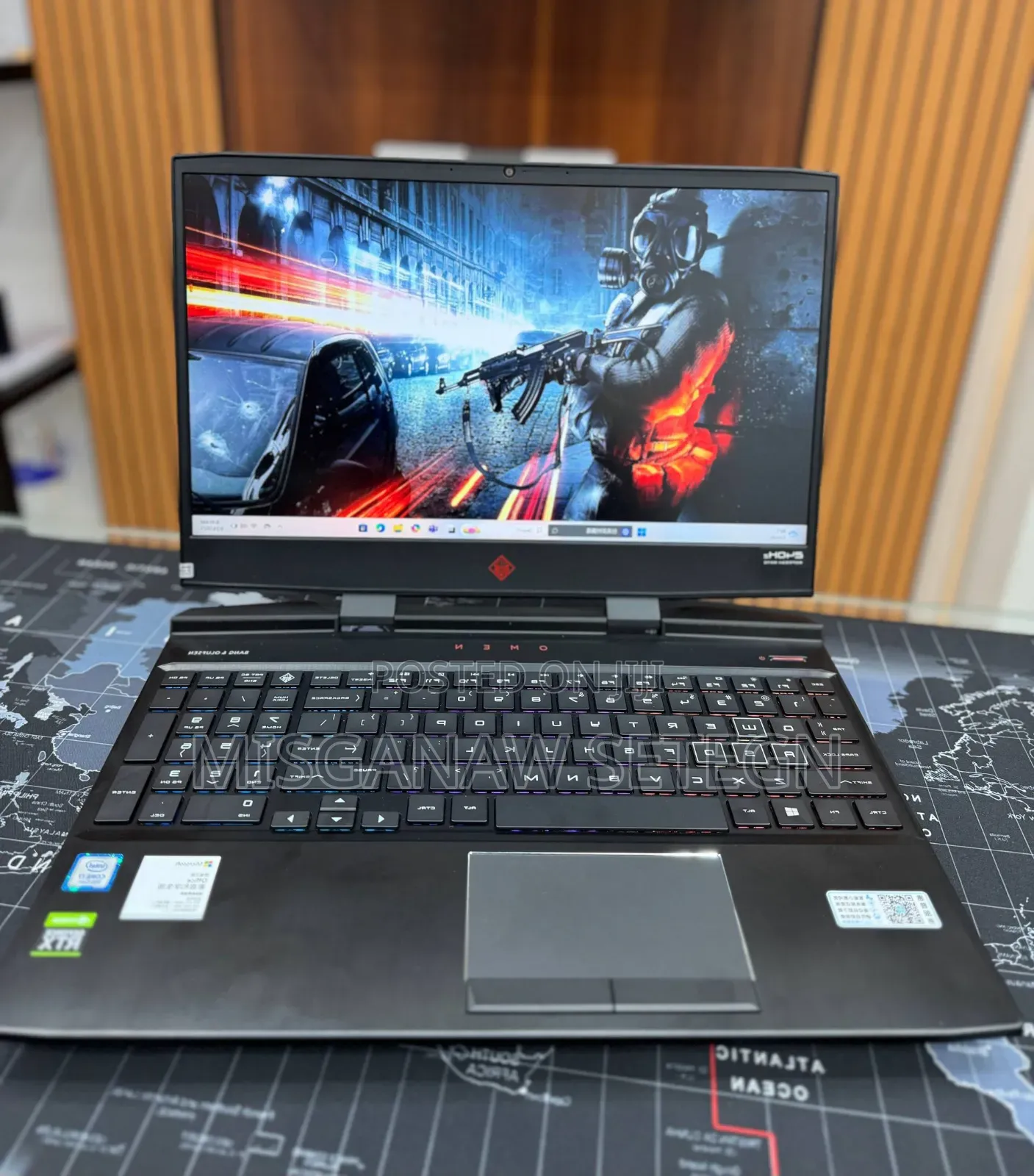New Laptop HP Omen 15 16GB Intel Core I7 SSD 512GB