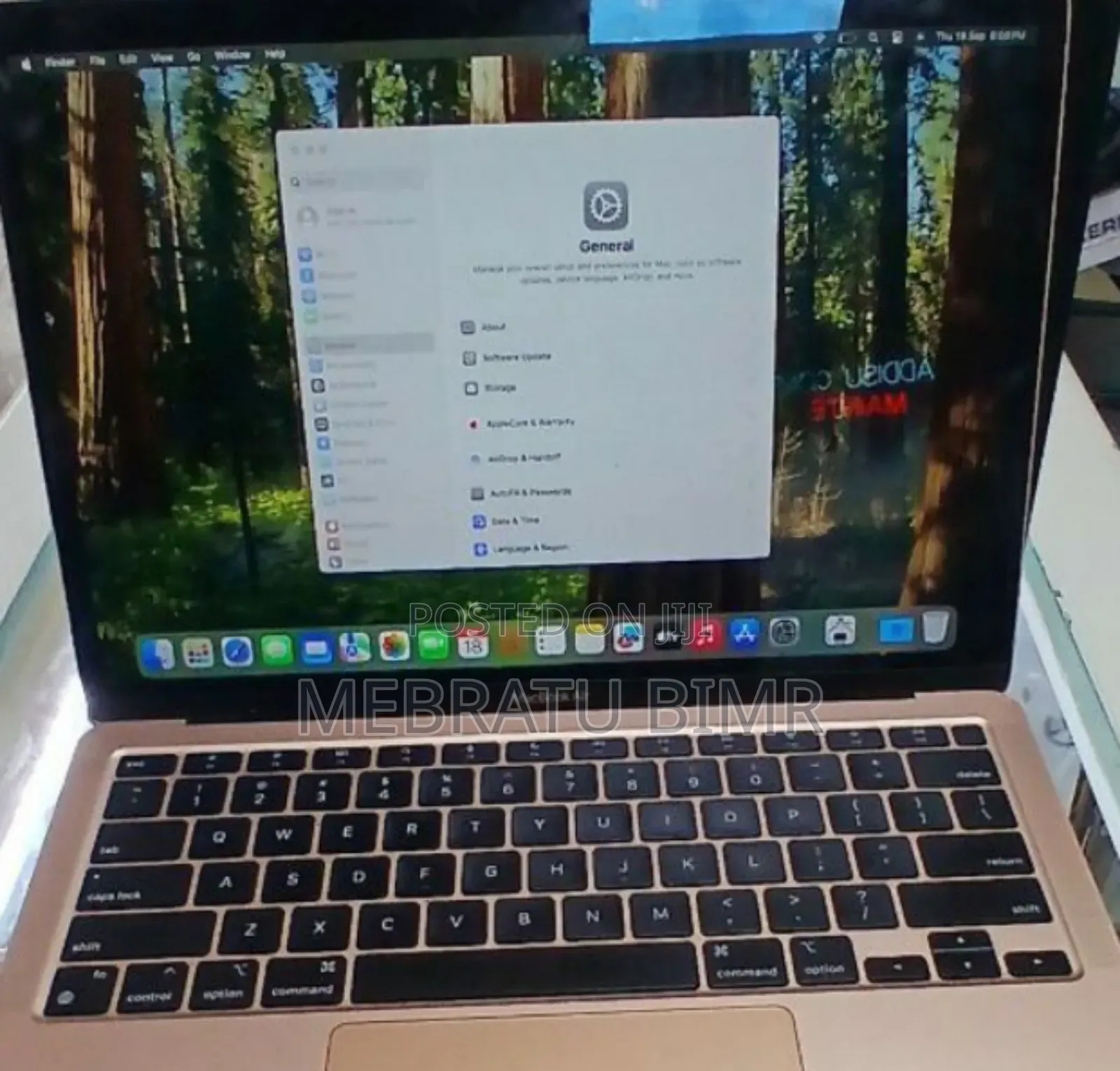 New Laptop Apple MacBook Air 2020 M1 8GB Apple M1 SSD 256GB