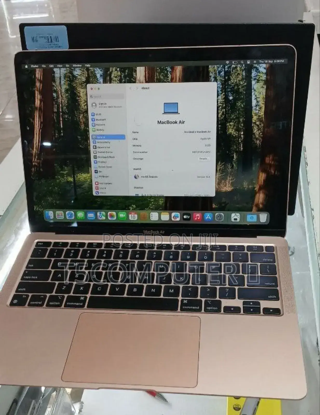 New Laptop Apple MacBook Air 2020 M1 8GB Apple M1 SSD 256GB