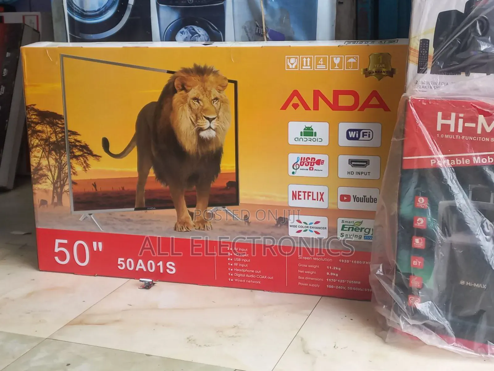 Anda 50inch Tv Smart Uhd