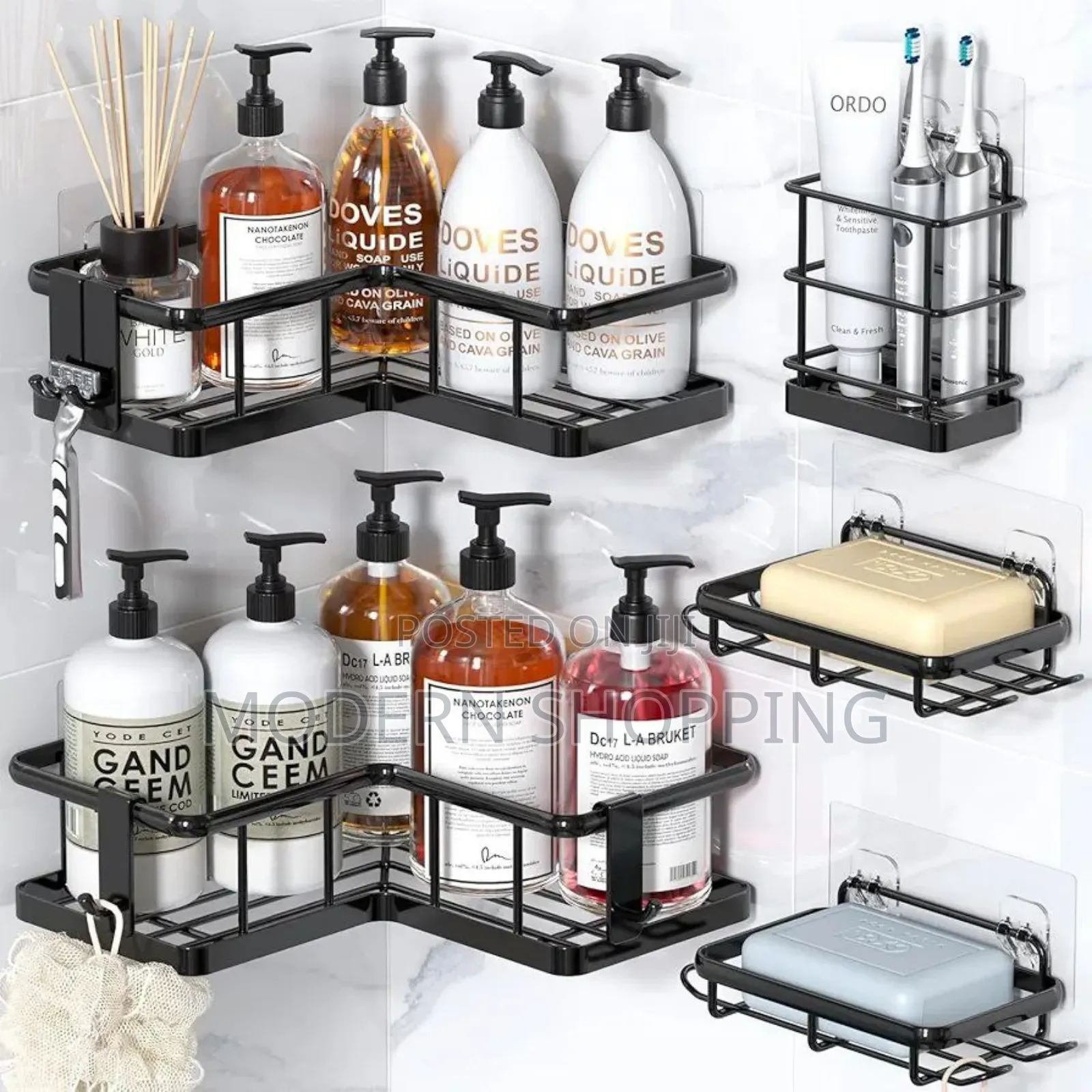5 in 1 Corner Shower and Kitchen Organizer Caddy