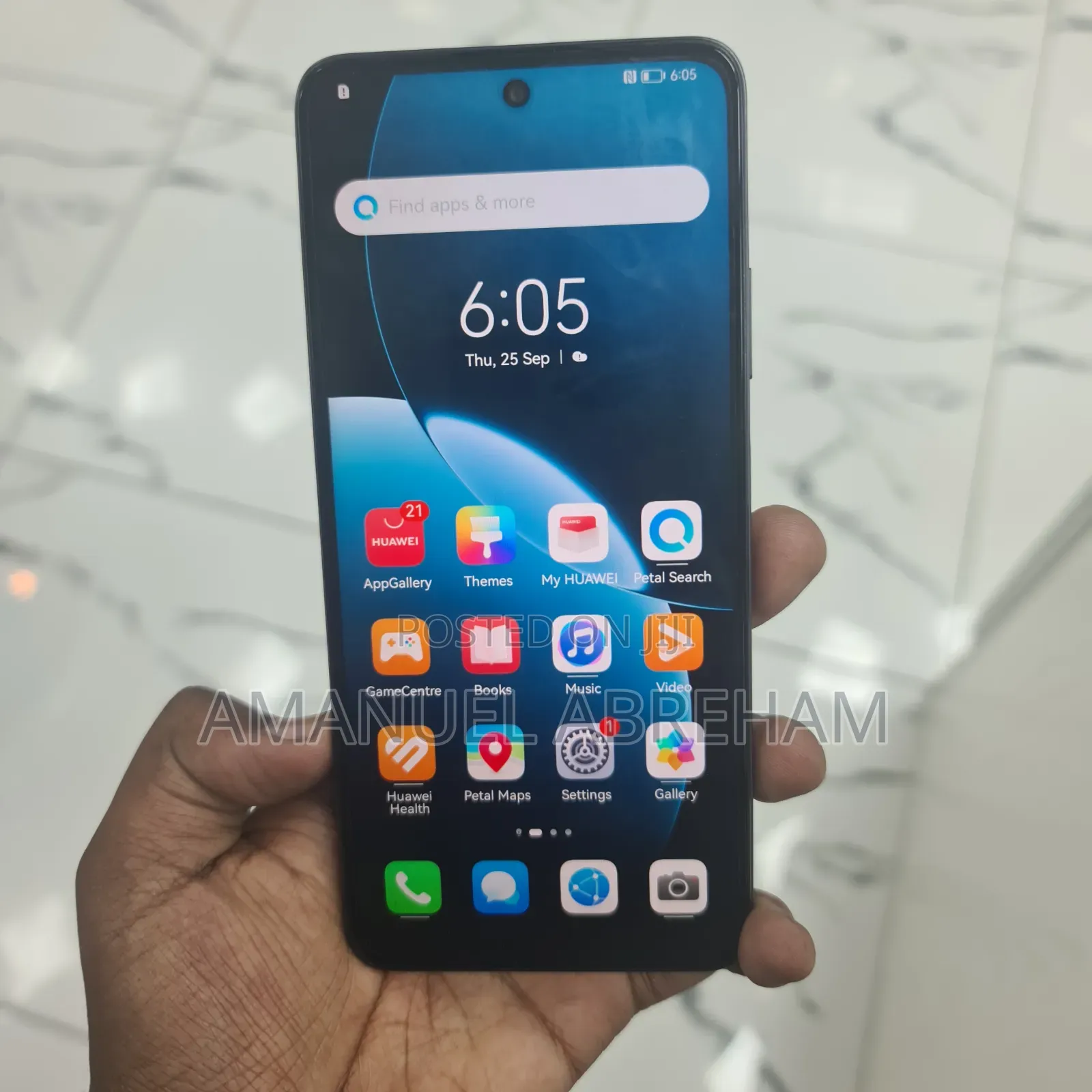 New Huawei Nova Y73 256 GB Black