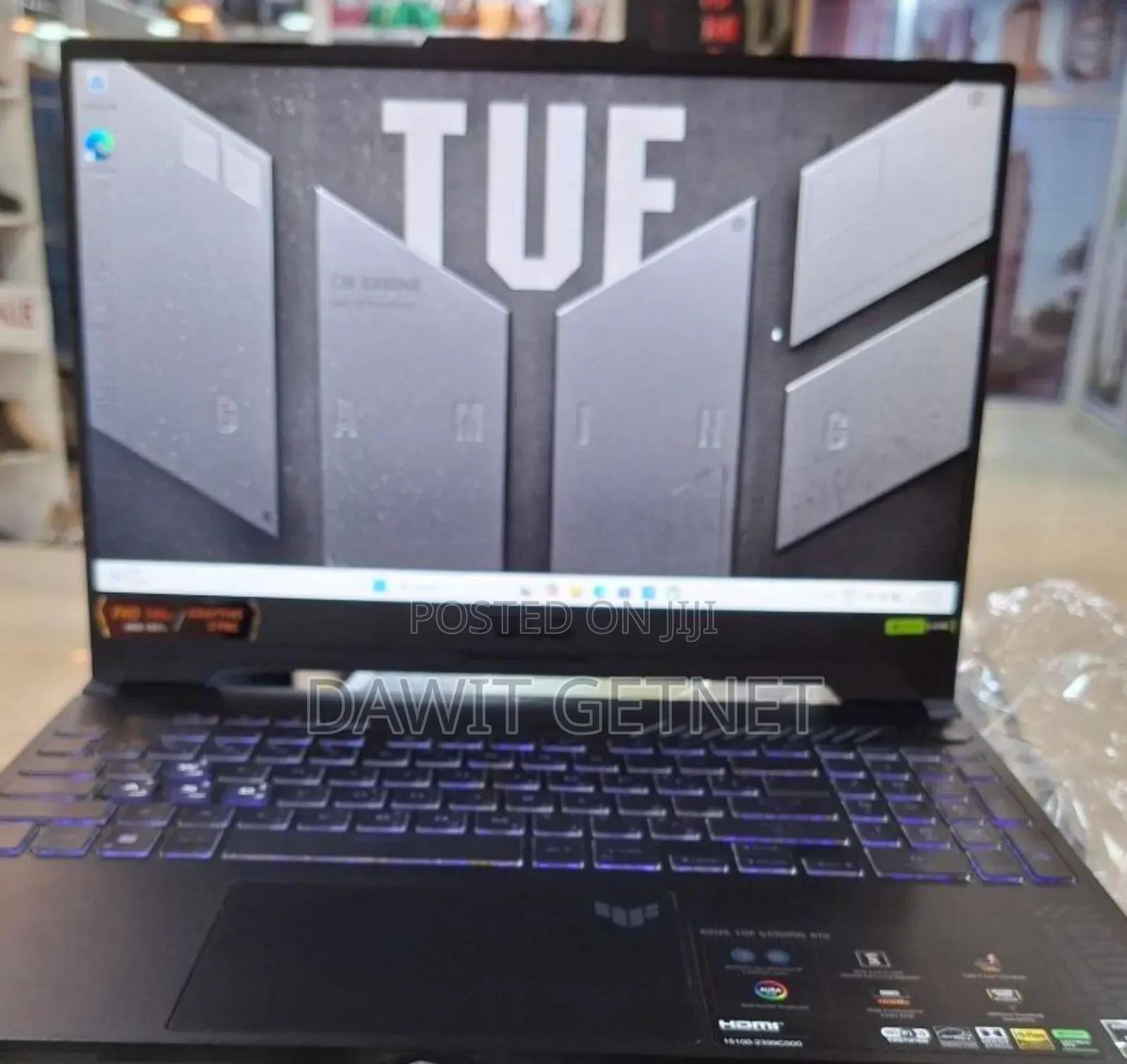 New Laptop Asus TUF Gaming A15 16GB AMD Ryzen 7 SSD 512GB