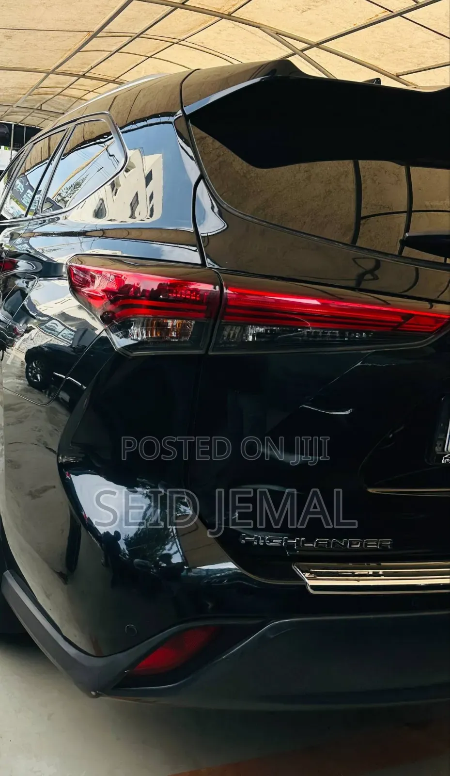 Toyota Highlander Hybrid 2022 Matt Black