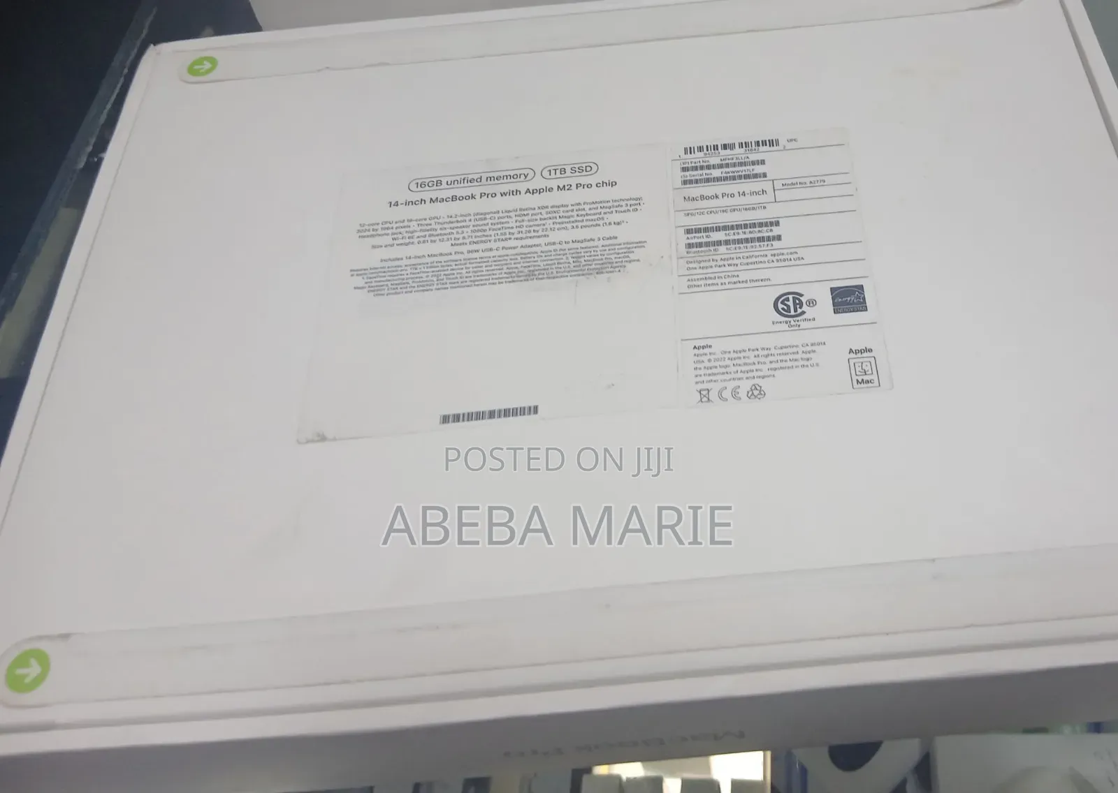 New Apple MacBook Pro 2023 M2 Pro 14-Inch 16GB Apple M2 SSD 512GB