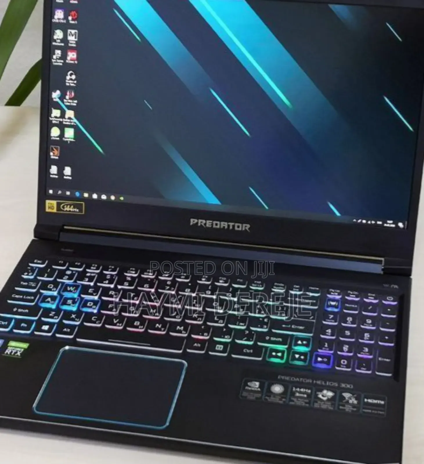 New Laptop Acer Predator Helios 300 16GB Intel Core I7 SSD 512GB