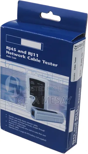 Photo - Rj45 Rj11 Network Cable Tester - Diagnose Ethernet Phone Cables