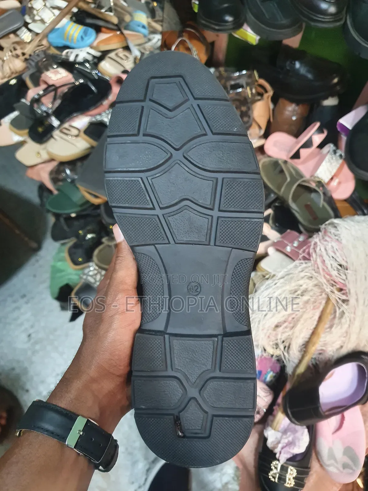 Casual Simple Black Men's Shoes [On Hand]