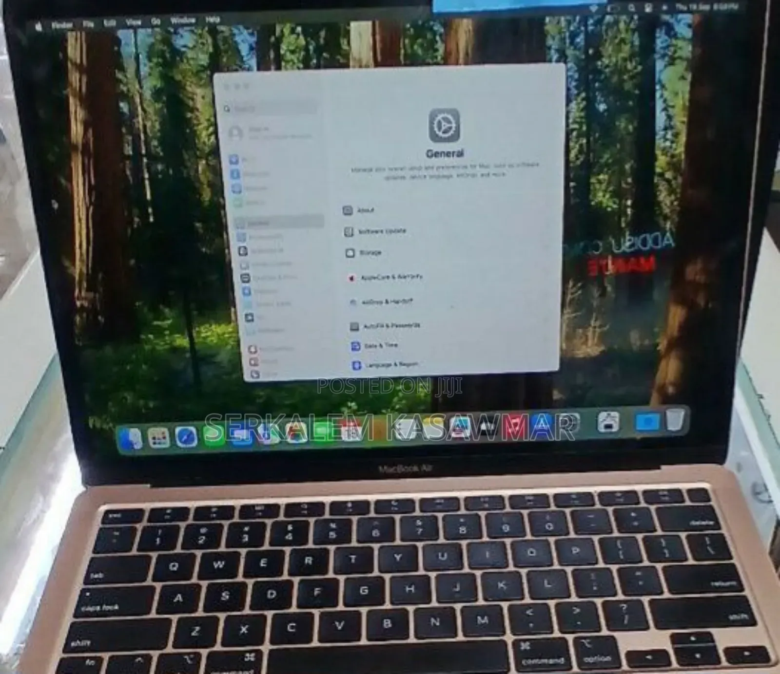 New Laptop Apple MacBook Air 2020 M1 8GB Apple M1 SSD 256GB