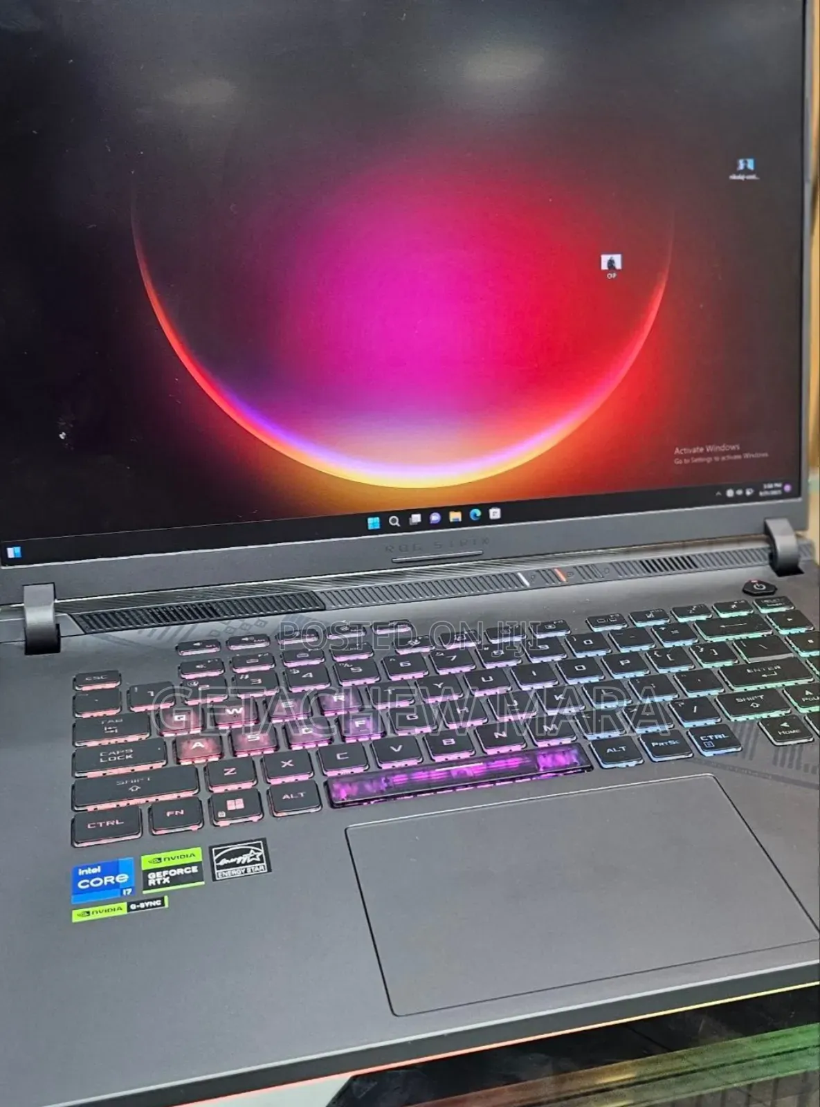 New Laptop Asus ROG Strix G15 16GB Intel Core I7 SSD 1T