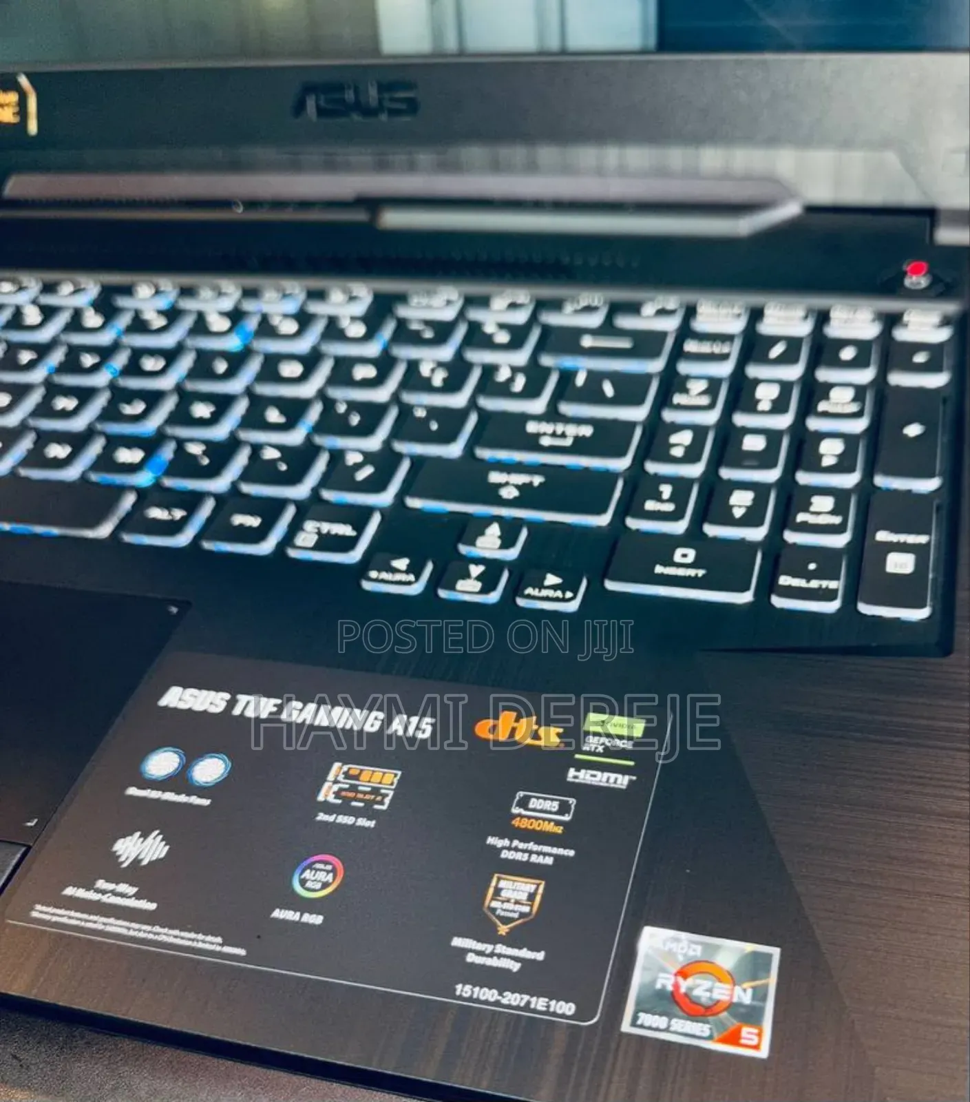 New Laptop Asus TUF Gaming A15 16GB AMD Ryzen 5 SSD 512GB