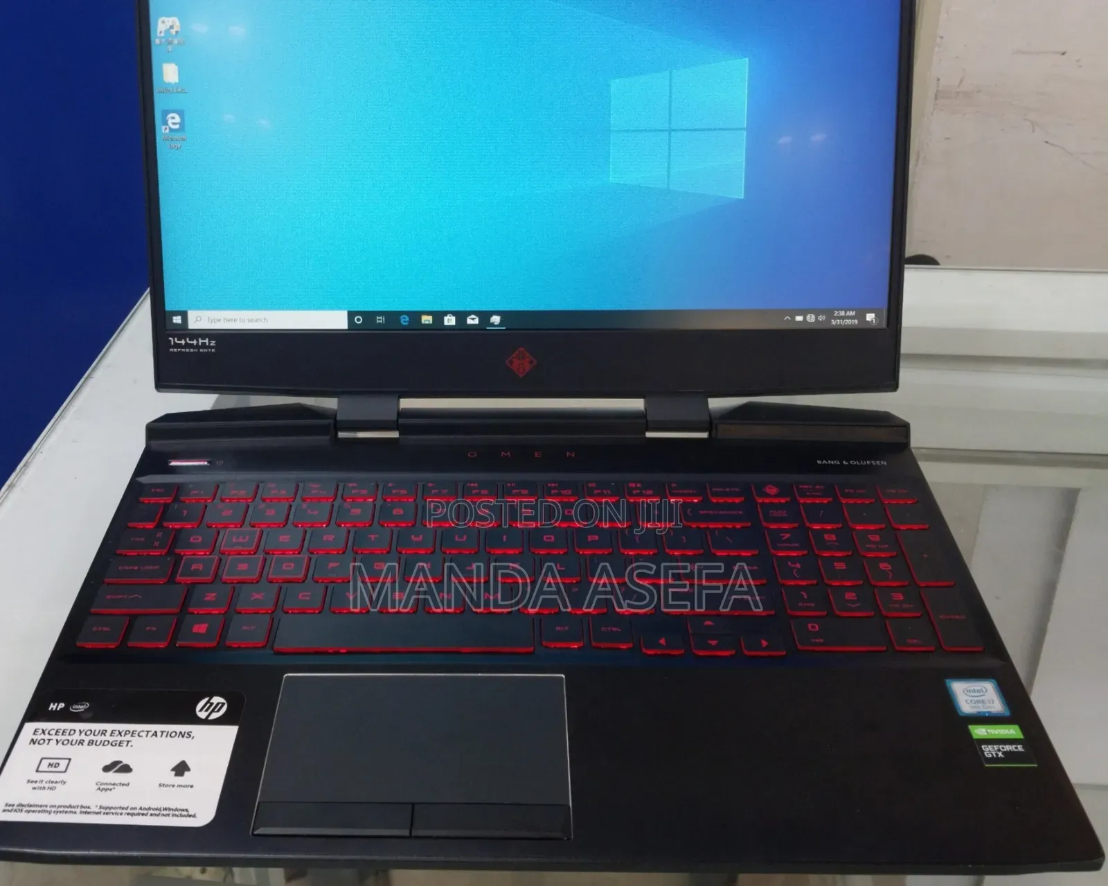 New Laptop HP Omen X 16GB Intel Core i7 SSD 512GB