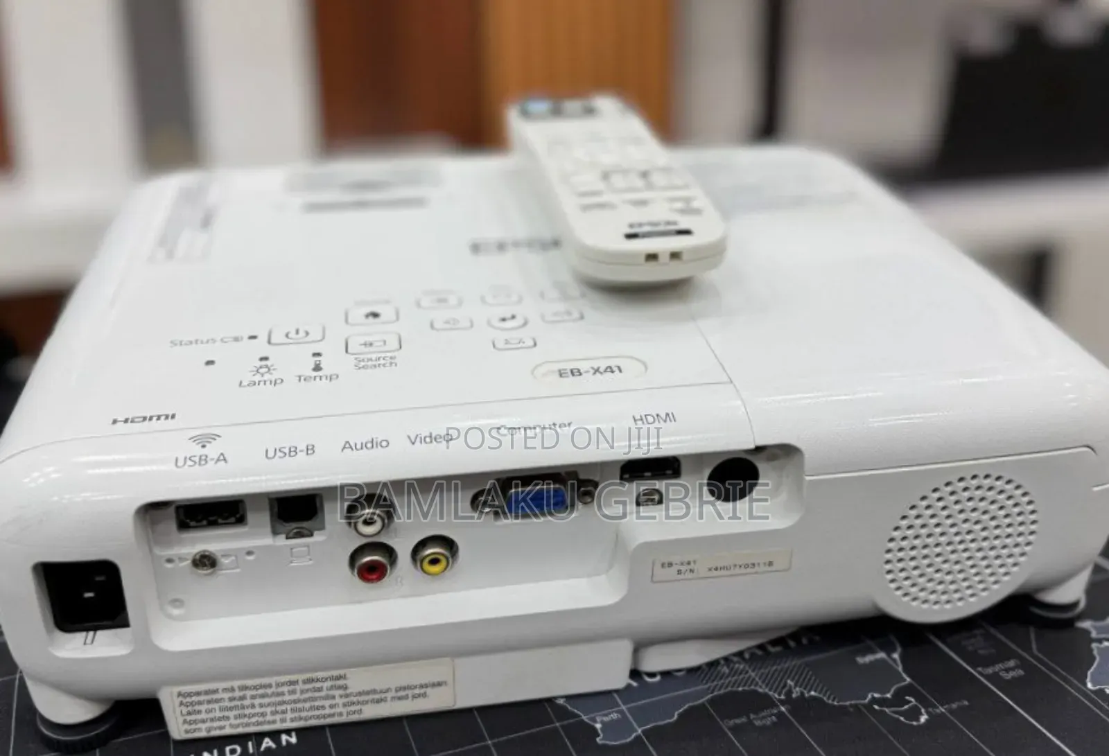 Epson Projector 
Model Name: Eb-X41
Hardware Interface
