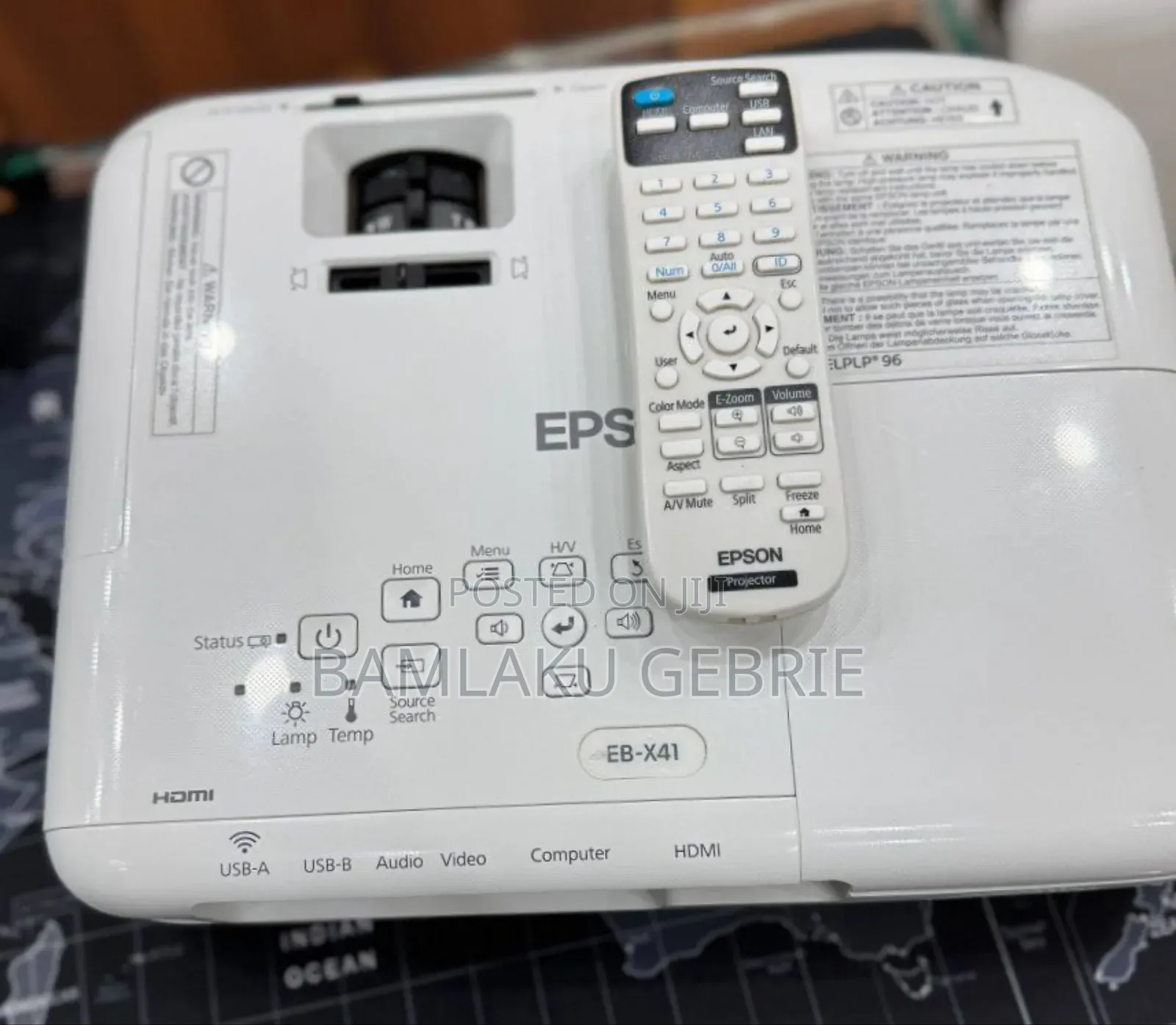 Epson Projector 
Model Name: Eb-X41
Hardware Interface