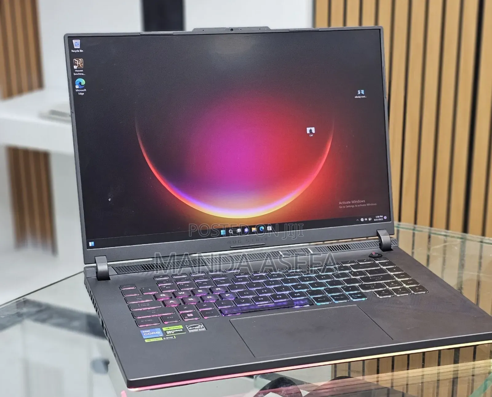 New Laptop Asus ROG Strix G16 G614 16GB Intel Core I7 SSD 1T