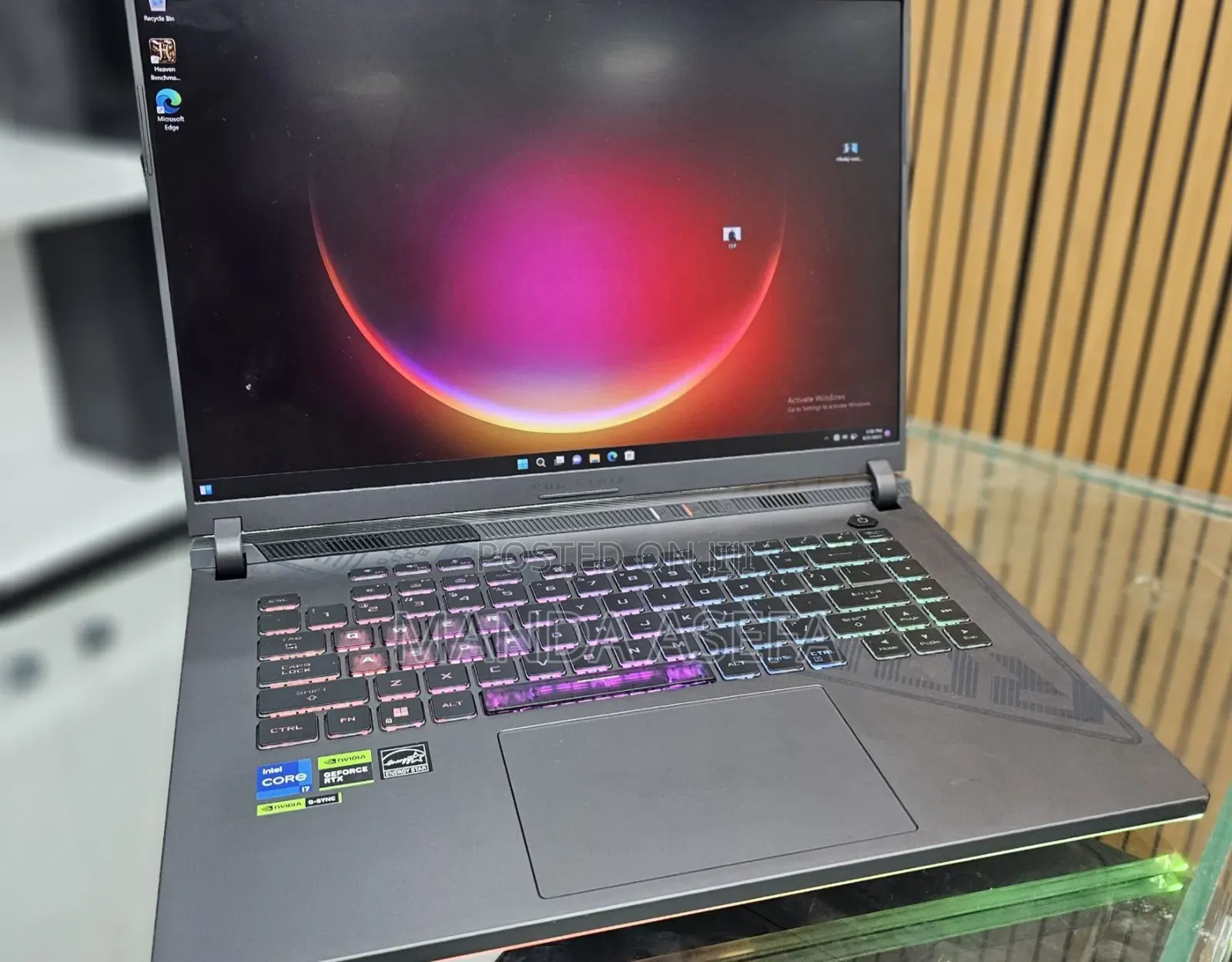 New Laptop Asus ROG Strix G16 G614 16GB Intel Core I7 SSD 1T