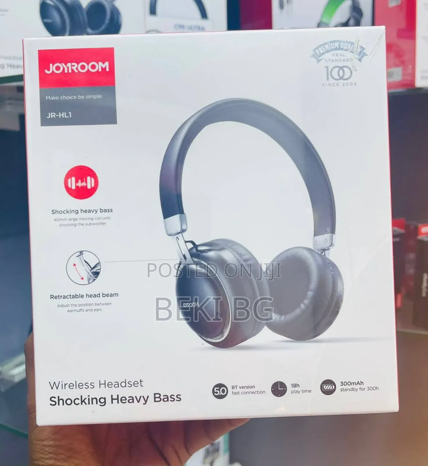 Joyroom Premium Quality Headset 18hours Play Time