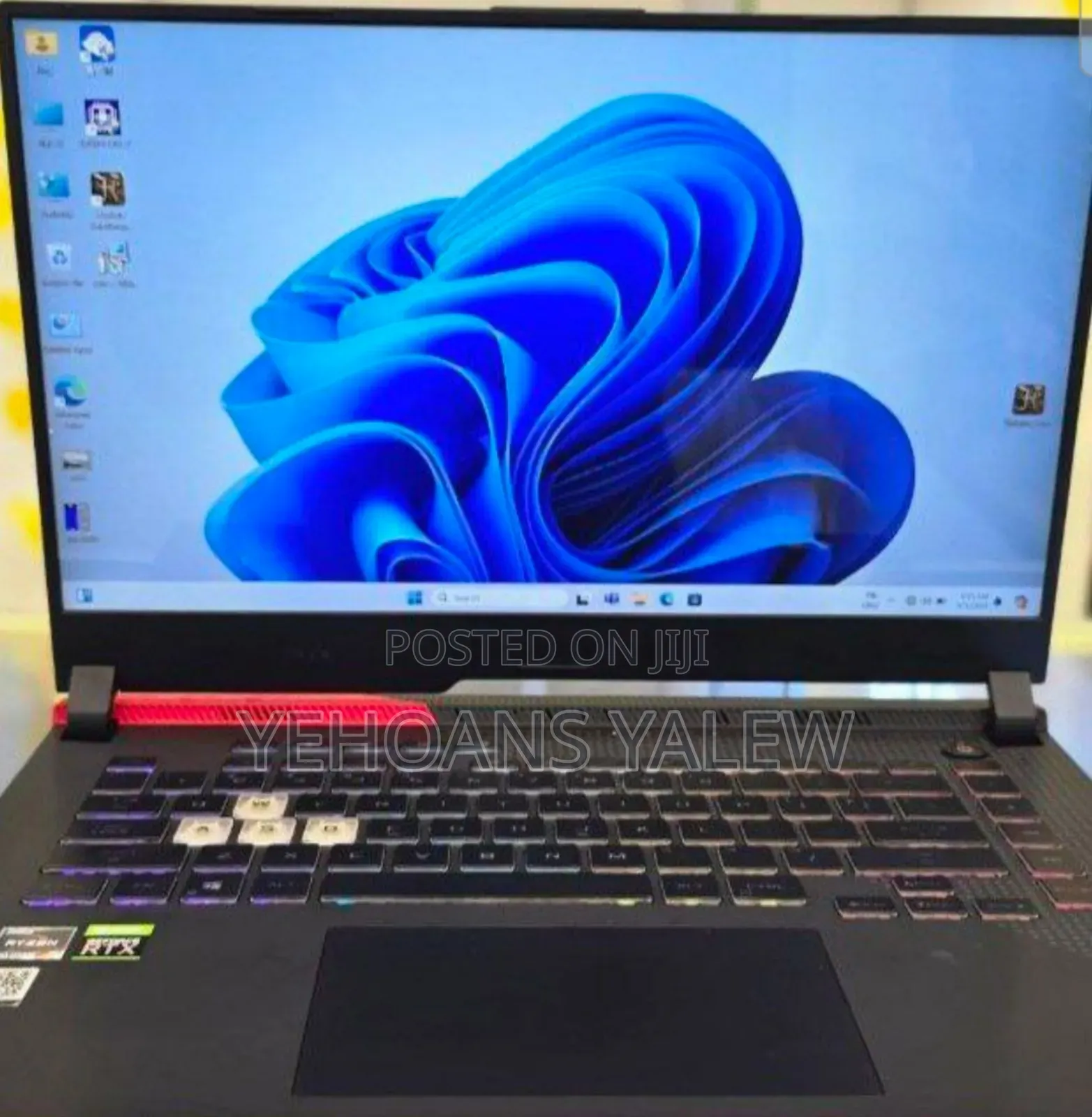 New Laptop Asus ROG Strix G15 16GB AMD Ryzen 9 SSD 512GB
