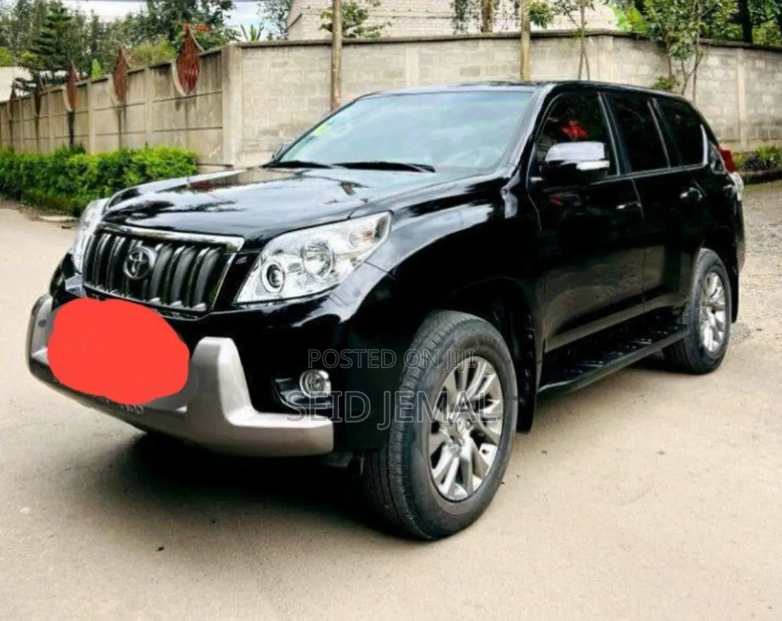 Toyota Land Cruiser Prado 2012 Matt Black
