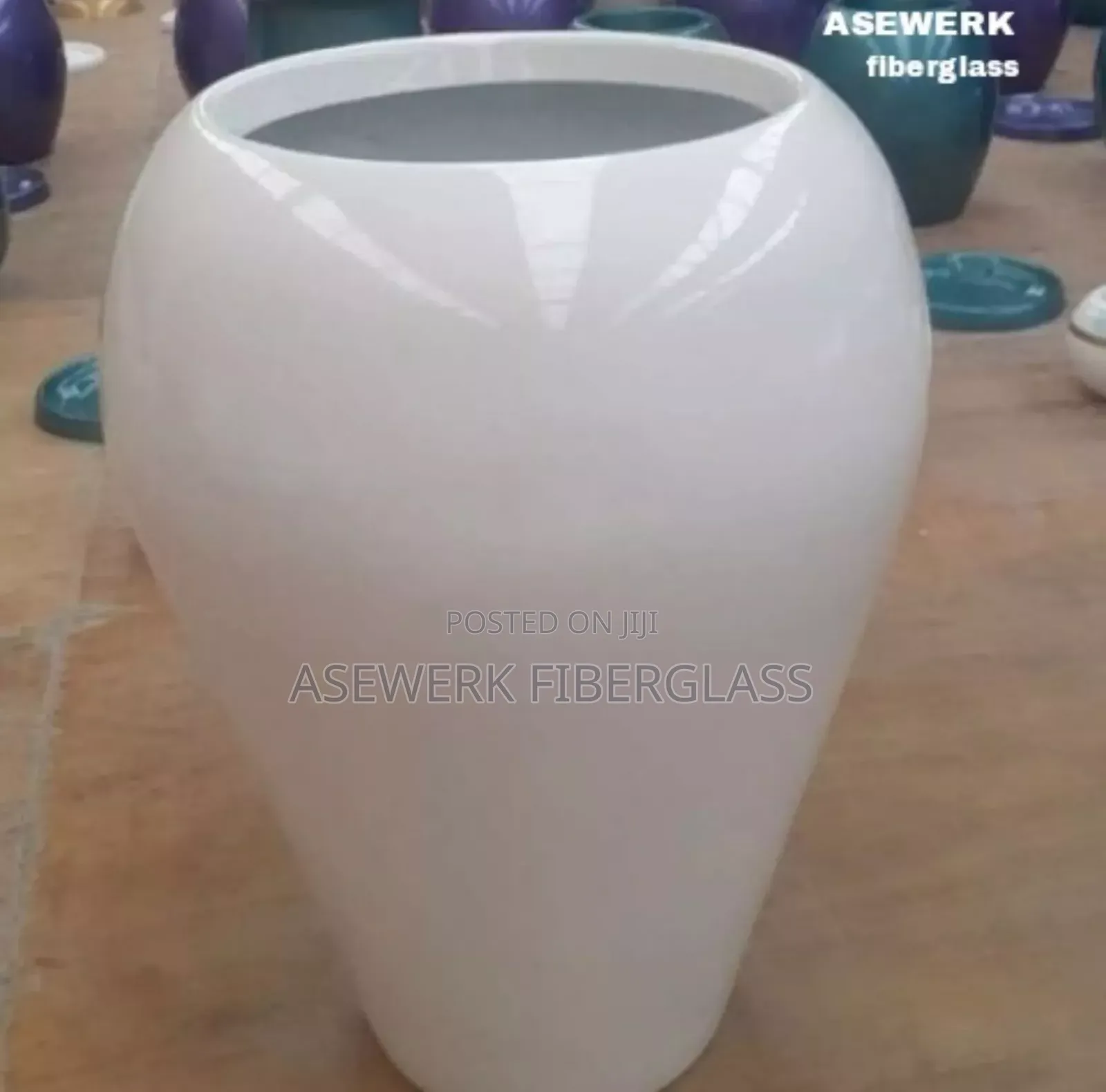 Asewerk Fiberglass Flower Pot