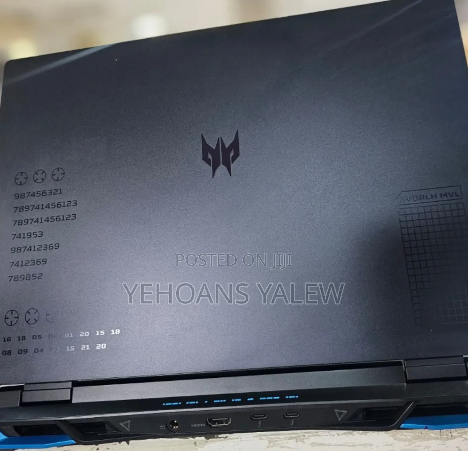 New Laptop Acer Predator Helios 300 16GB Intel Core I9 SSD 1T