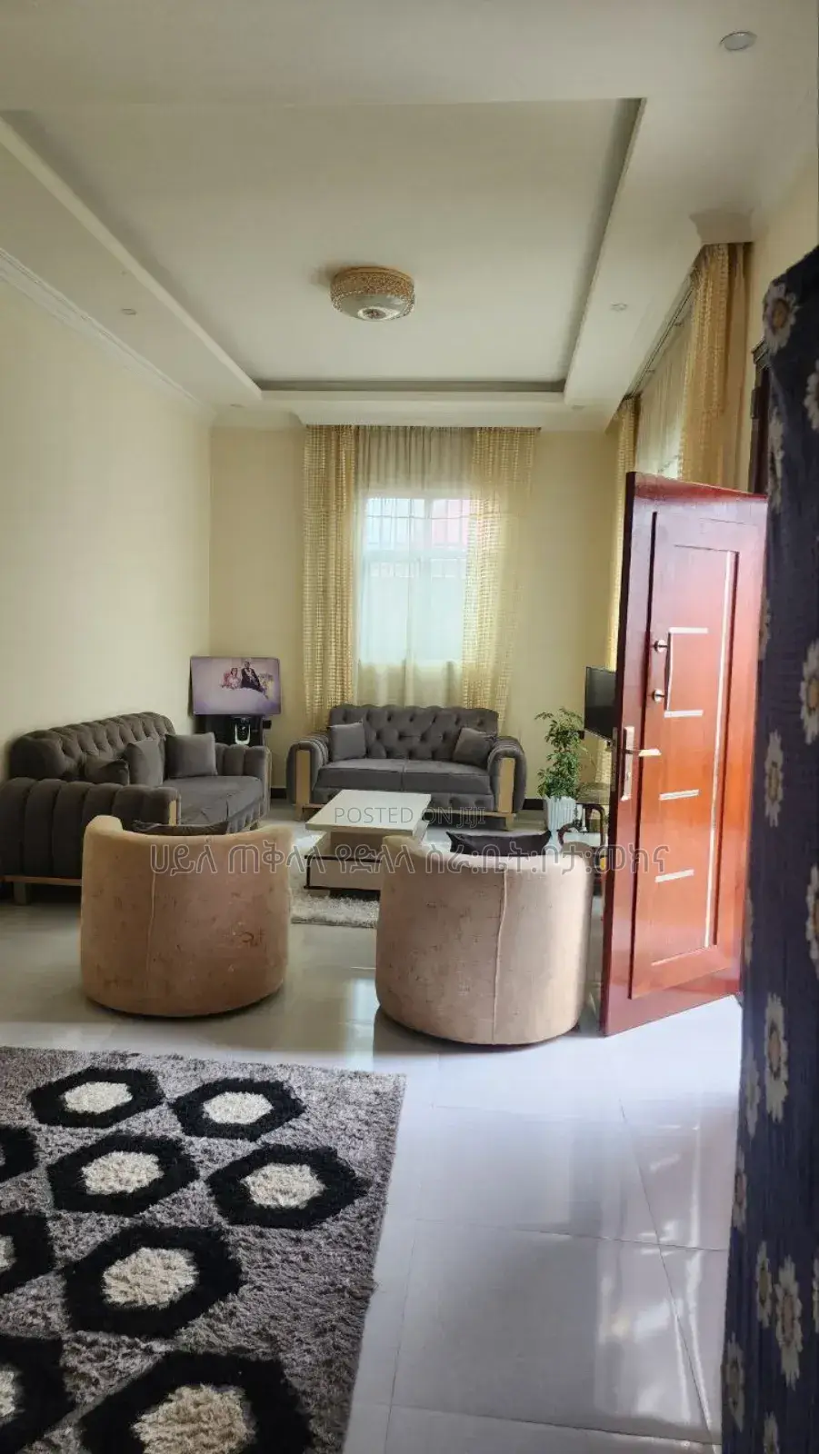 Furnished 4bdrm Villa in ለገጣፎ አካባቢ ዘመናዊ ቪላቤት, Oromia-Finfinne for sale