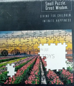  1500-Piece Jigsaw Puzzle – Tulip Field Landscape 